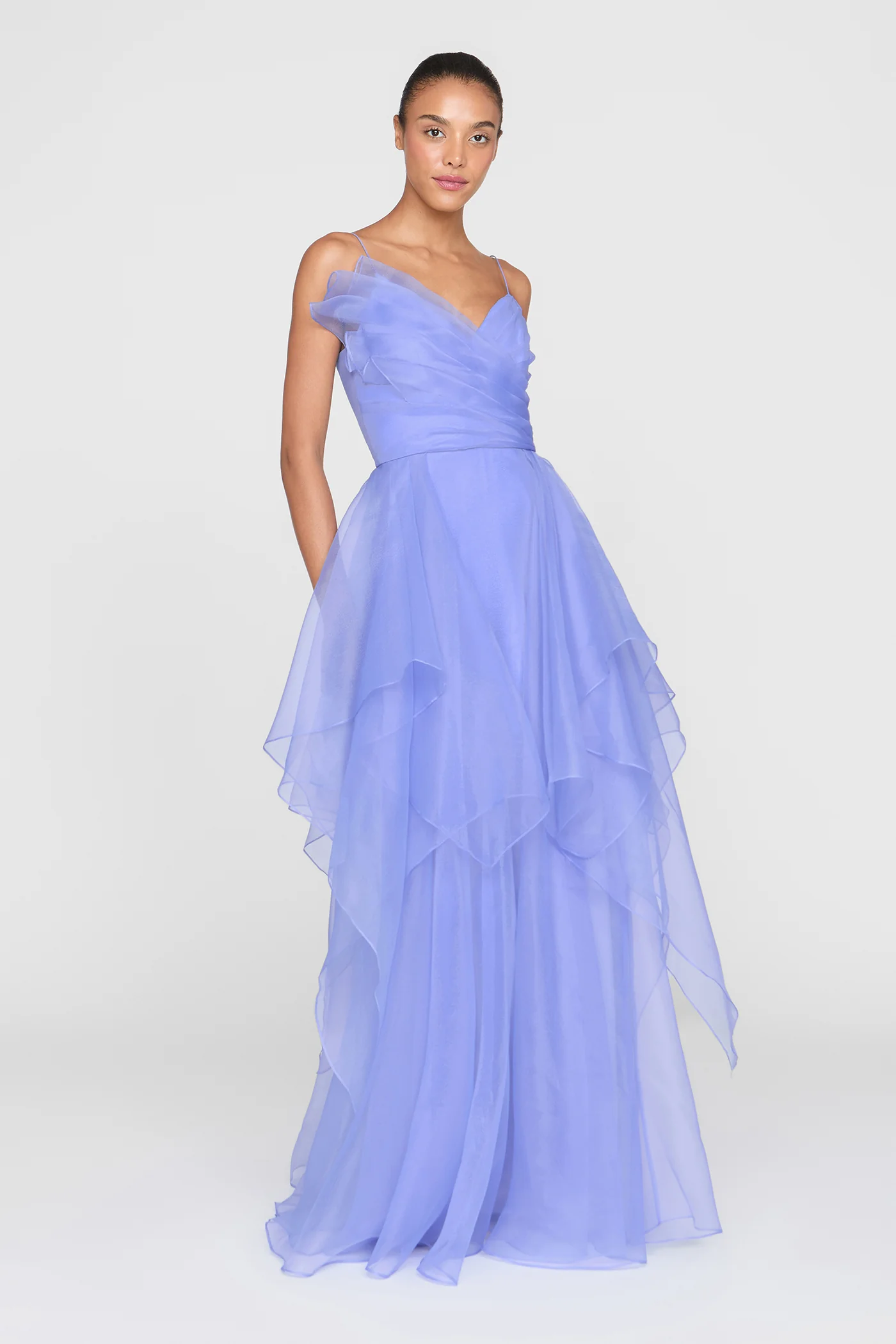 Adessia Strapless Tiered Gown - Image 7