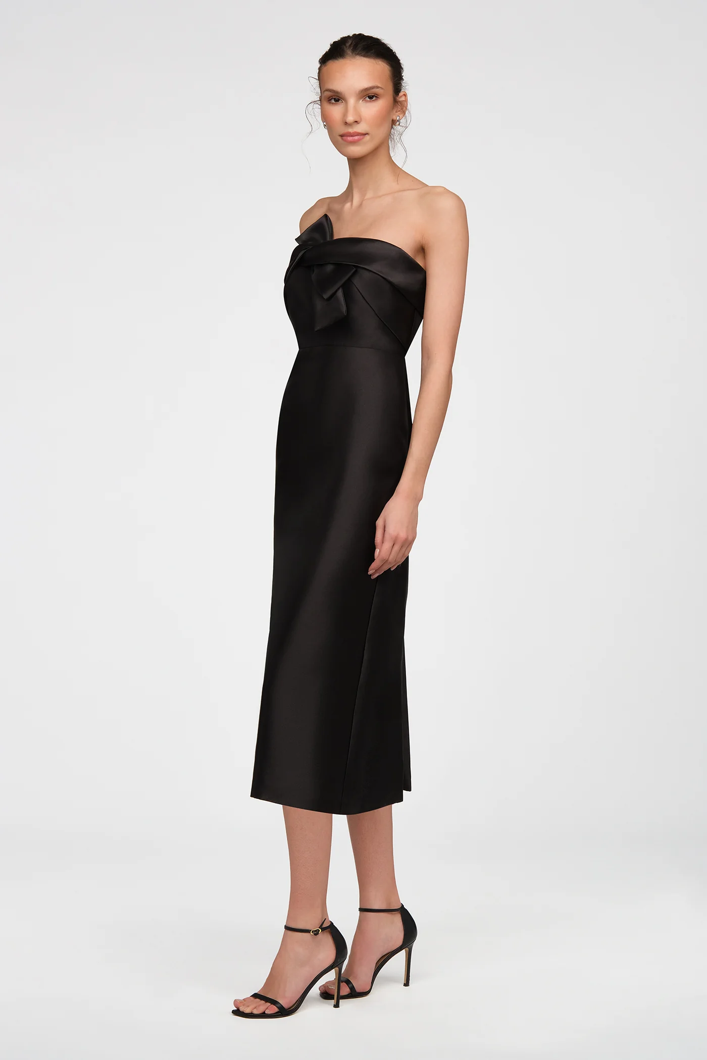 Aliana Strapless Mikado Dress - Image 4