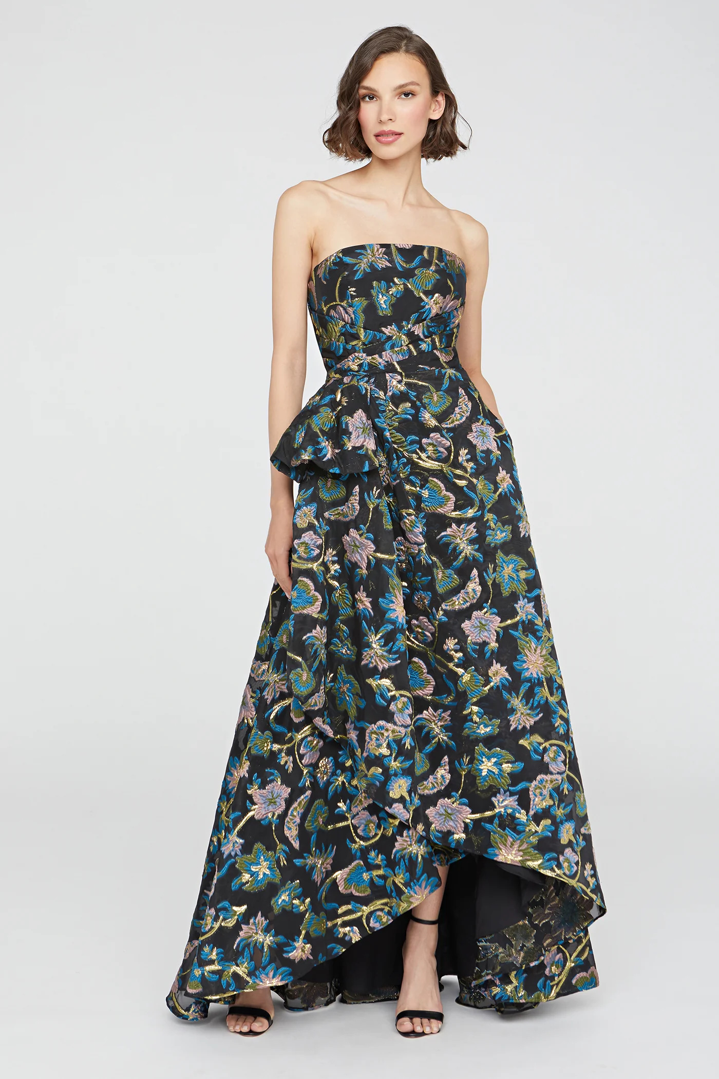 Alice Strapless Draped Gown