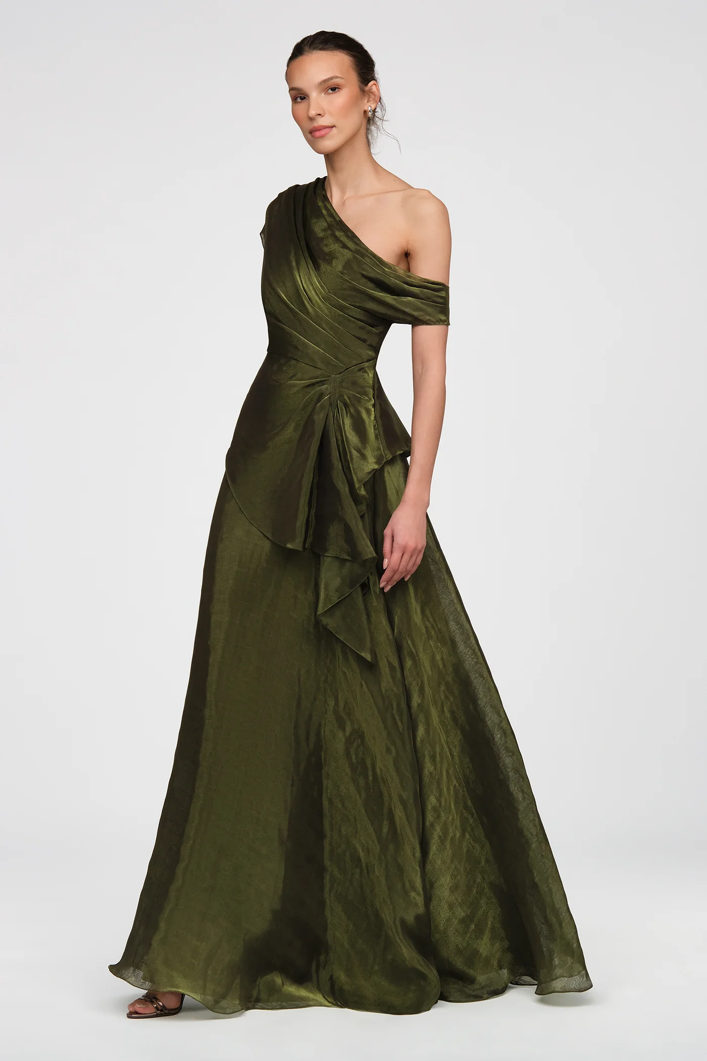 Avalina Organza Lame Gown - Image 4