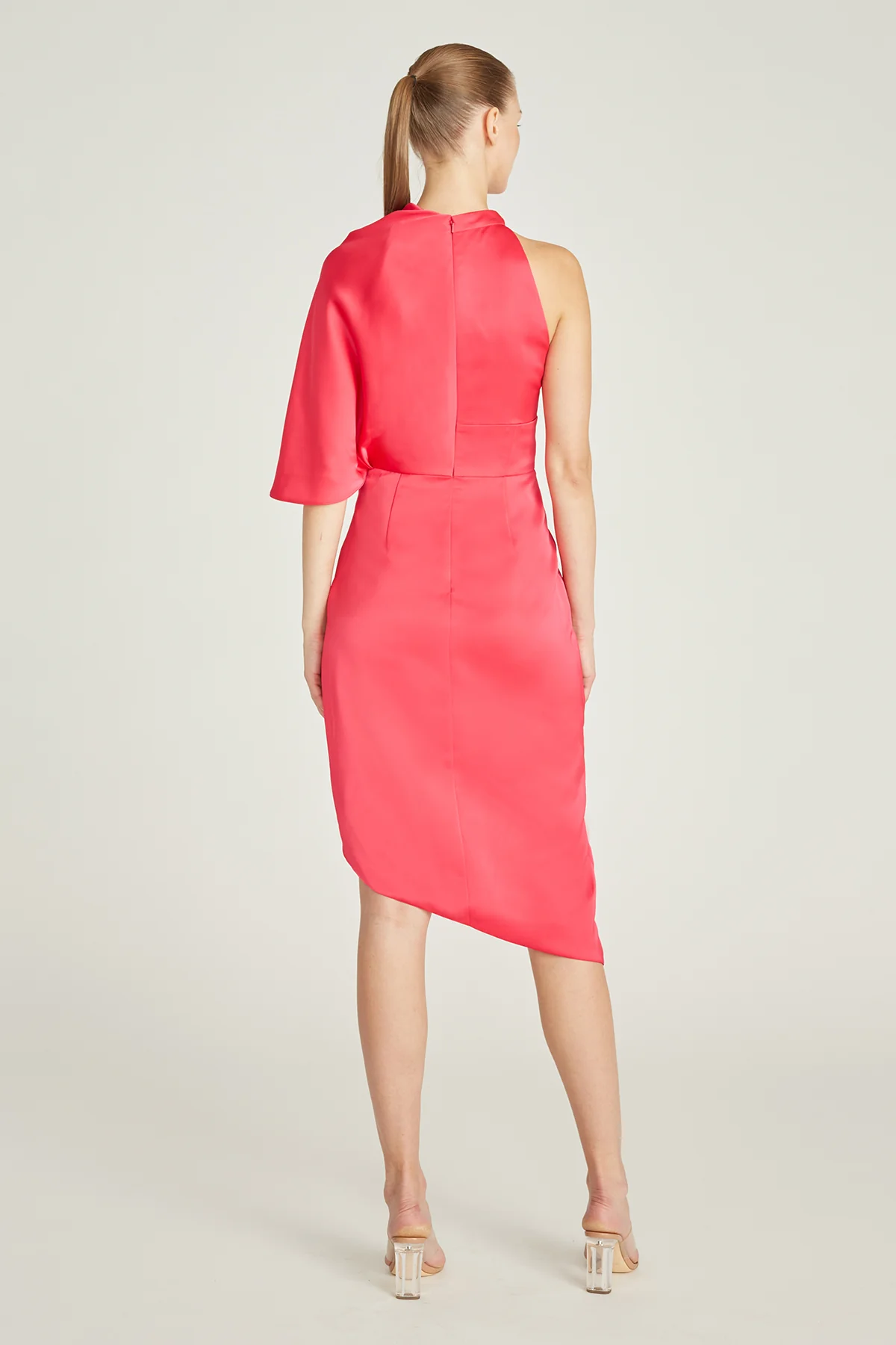 Bria Cape Wrap Cocktail Dress - Image 3
