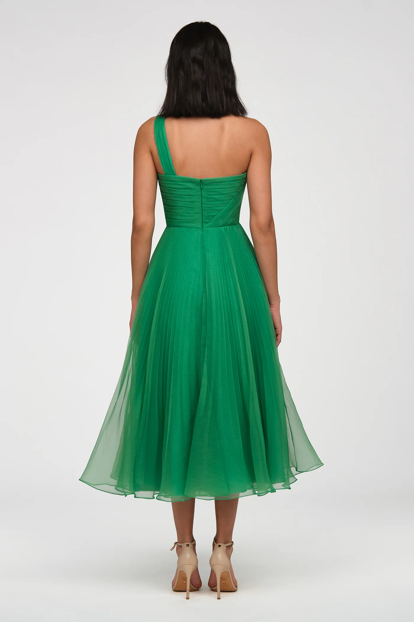 Cece Pleated Organza Dress - Image 8