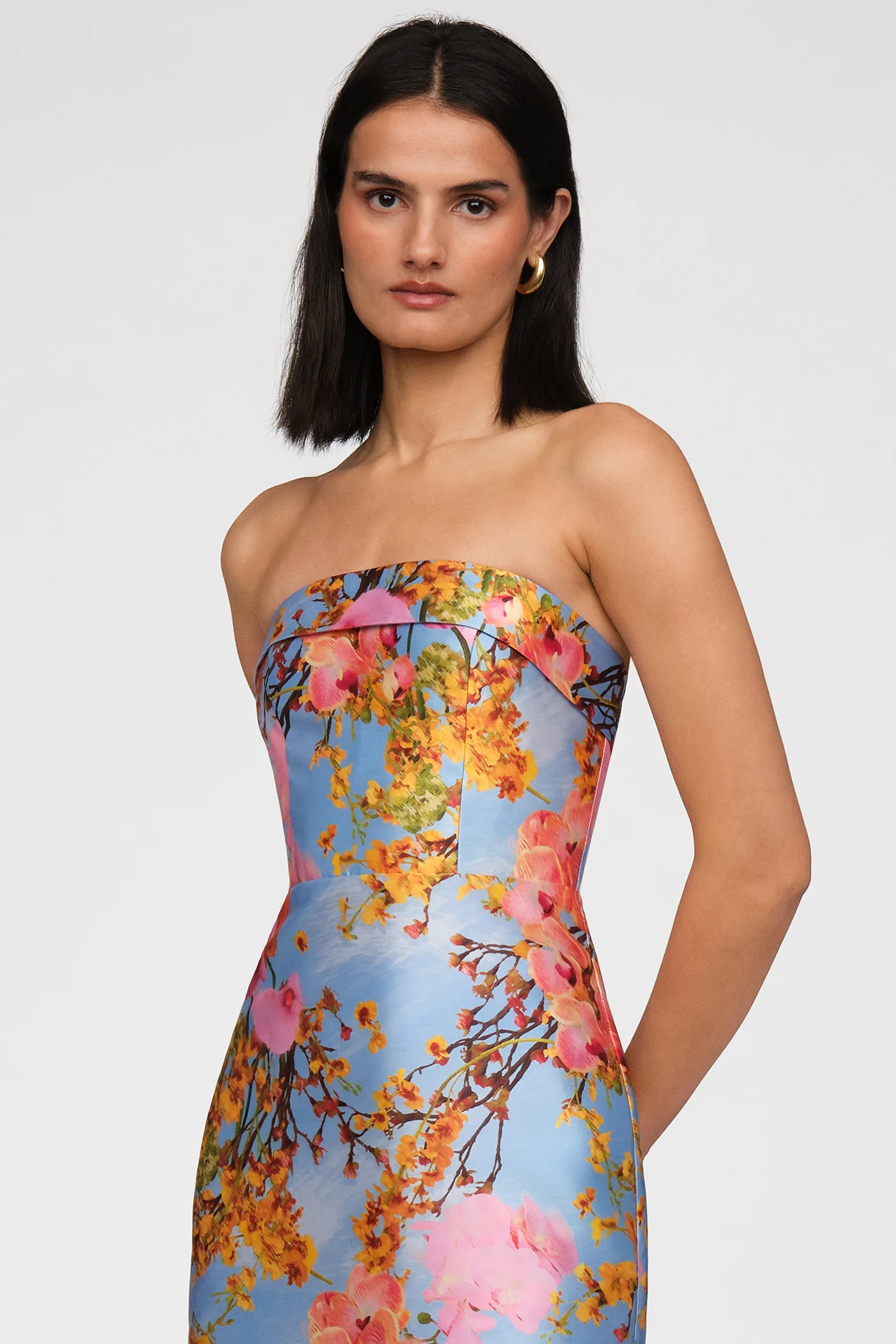 Cleo Strapless Column Gown - Image 5