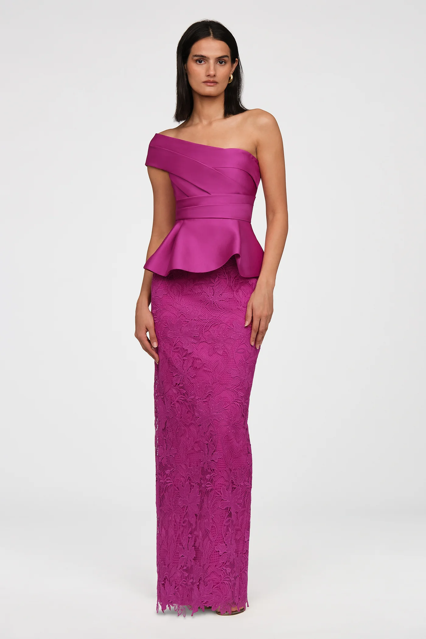 Colby Lace And Mikado Gown - Image 7