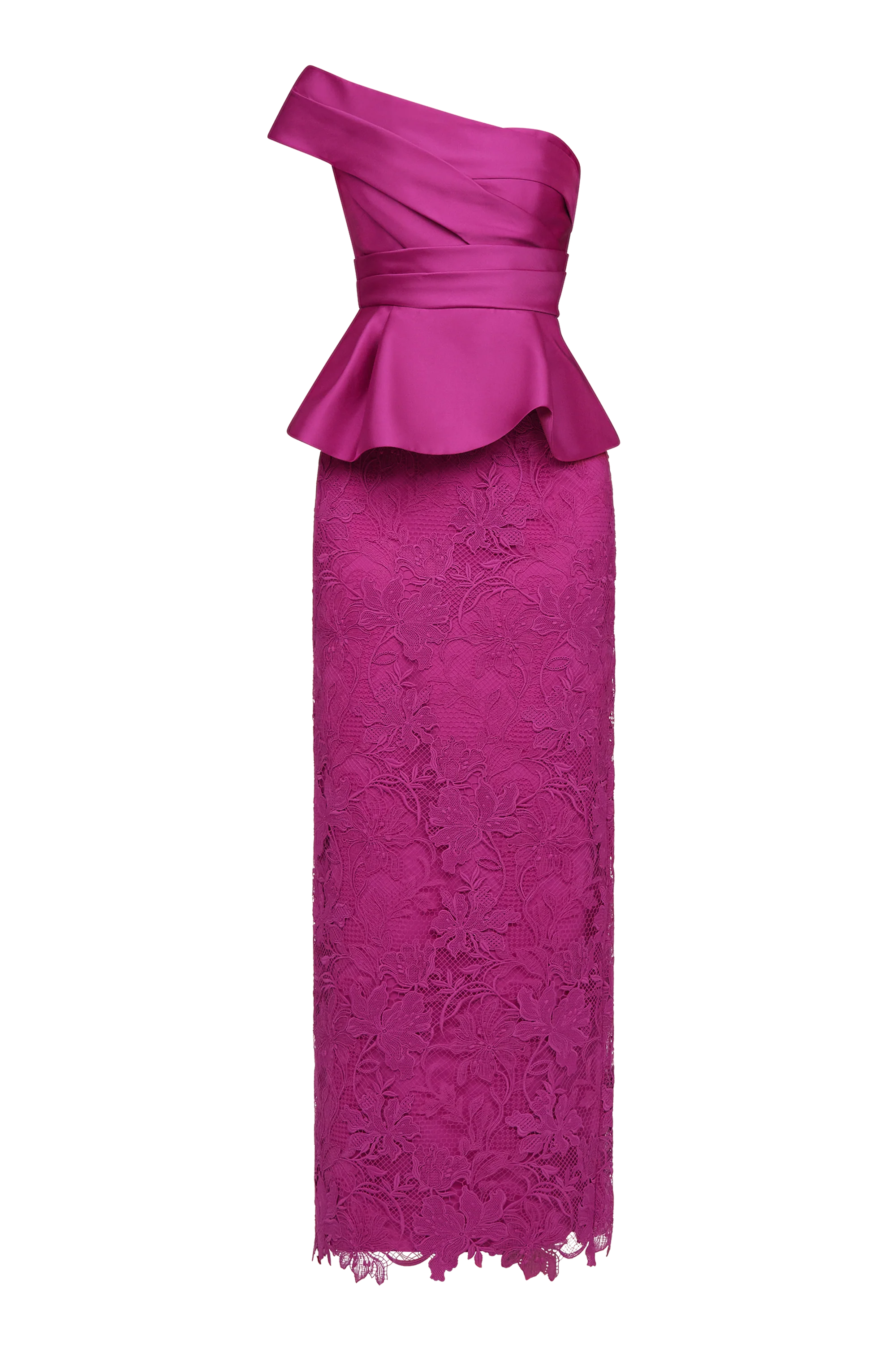 Colby Lace And Mikado Gown - Image 9