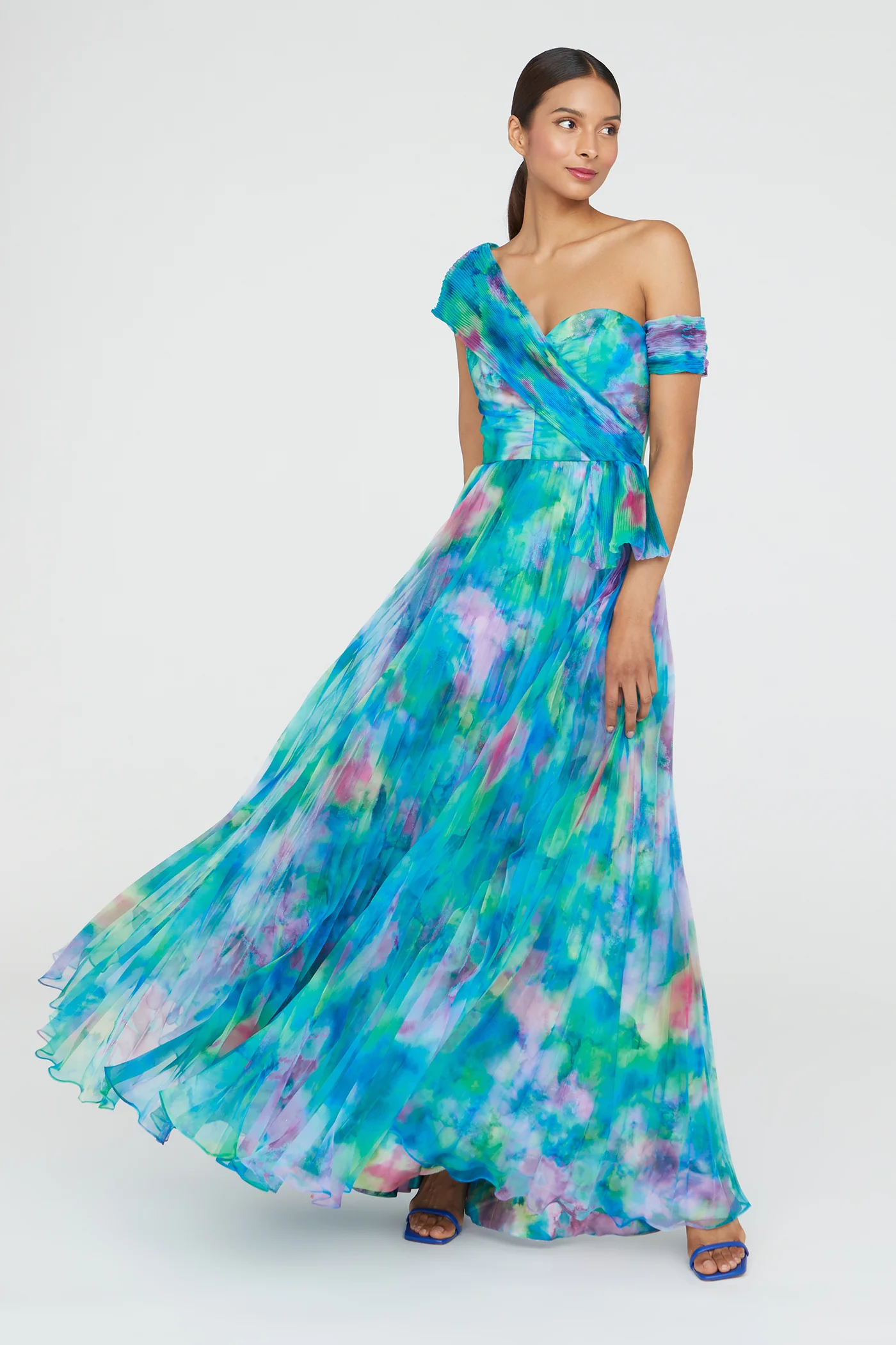 Davina Pleated Gown - Image 9