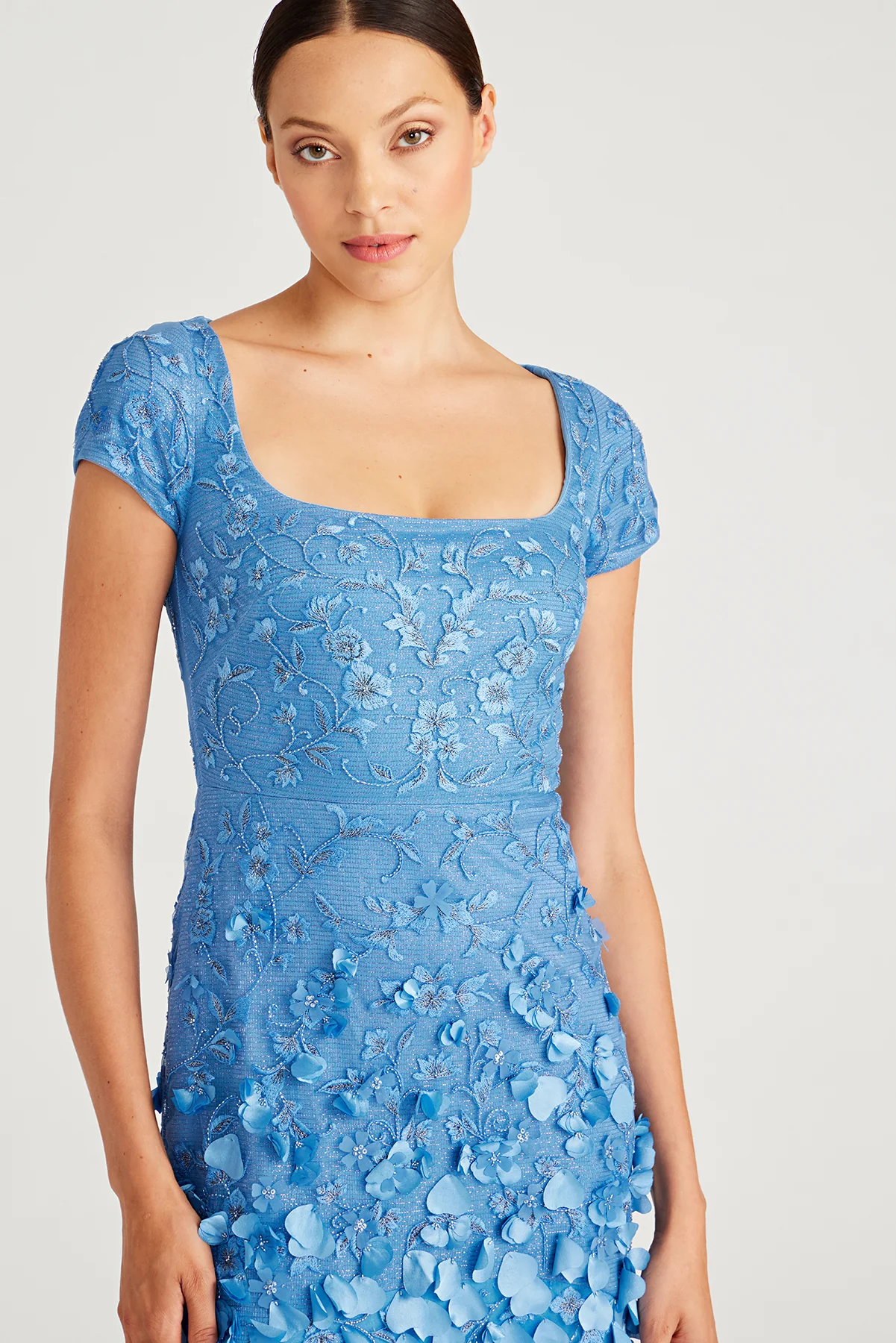 Dawn Scoop Neck Beaded Gown - Image 4