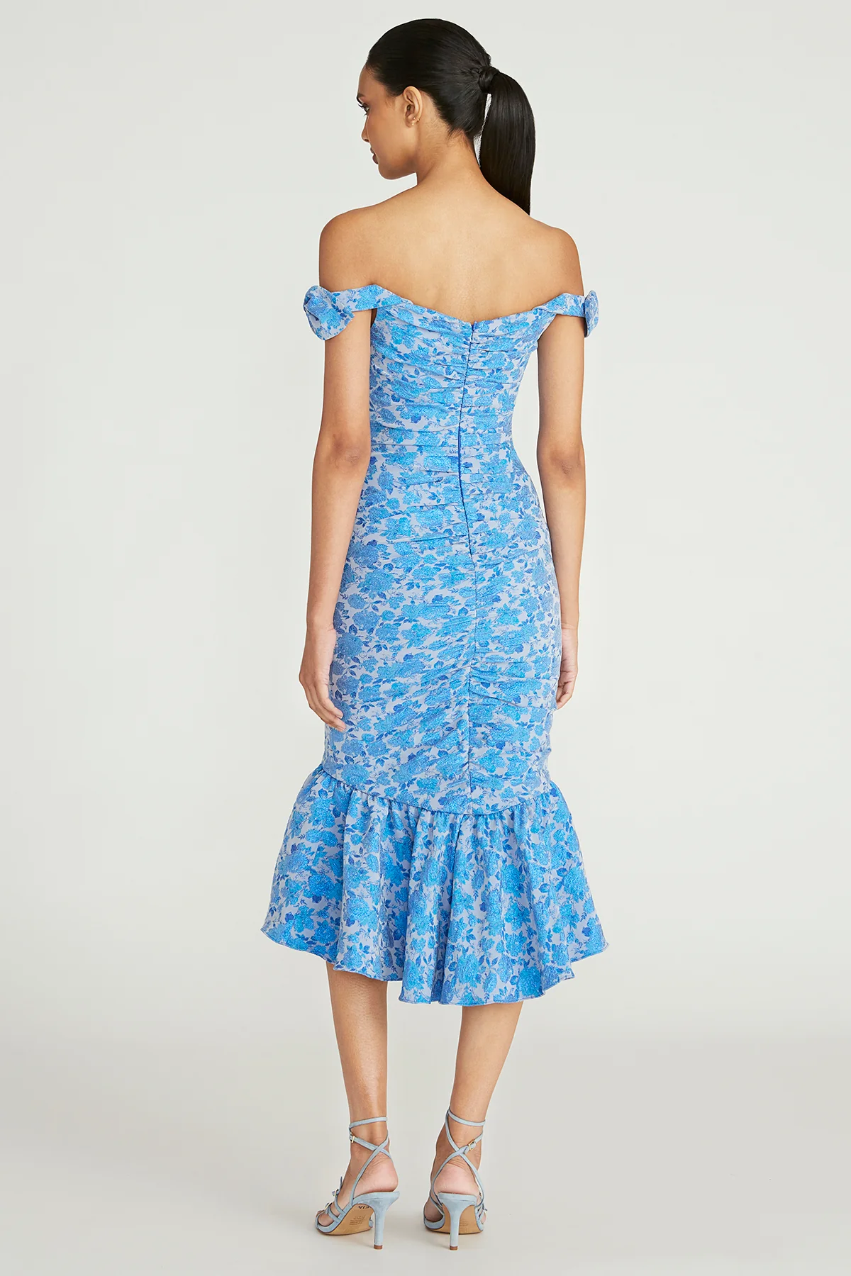 Eliza Ruched Cocktail Dress - Image 2