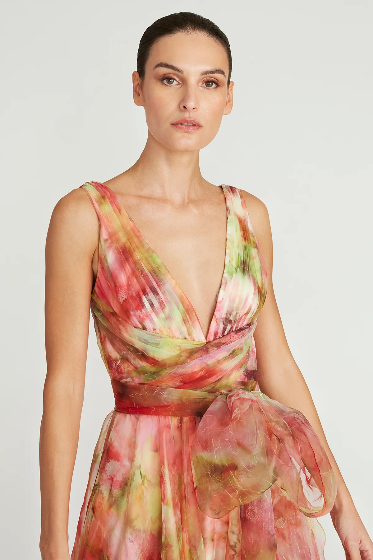 Faye A-Line Gown With Bow - Image 5