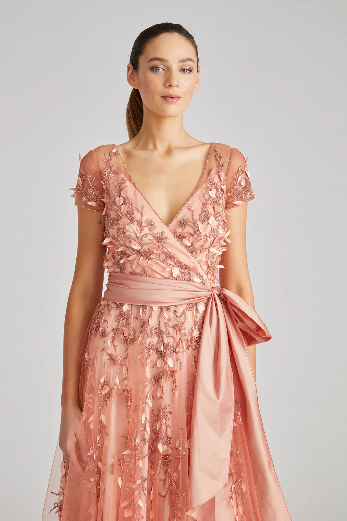 Florian Embroidered Gown - Image 5