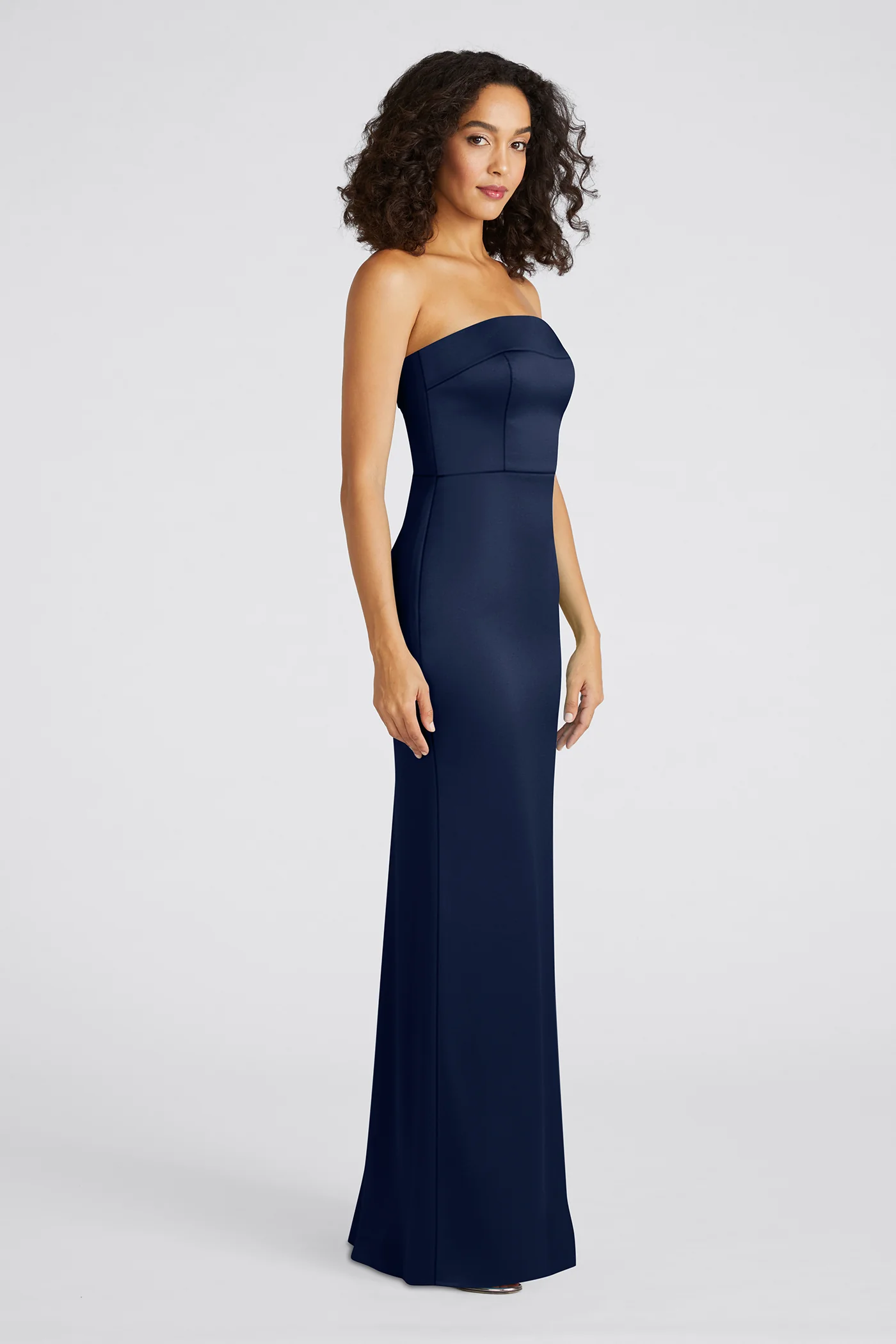 Gaia Strapless Column Gown - Image 3