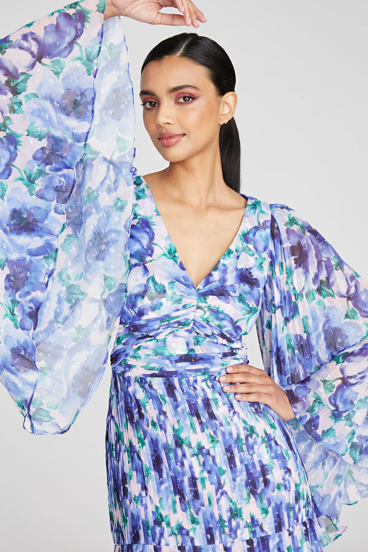 Gemma Pleated Midi Dress - Image 4