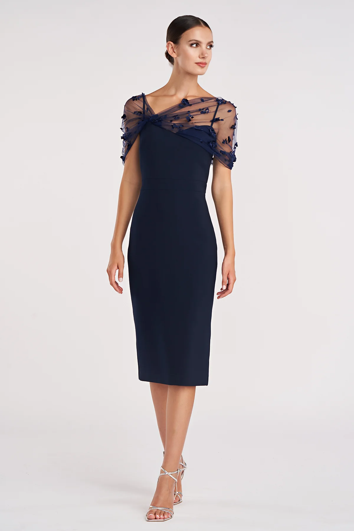 Gia Beaded Shawl Dress - Image 3