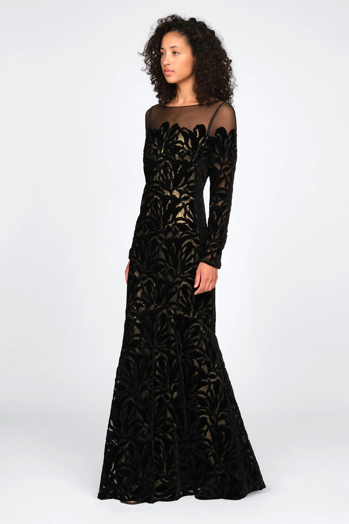 Gigi Velvet Lace Gown - Image 6