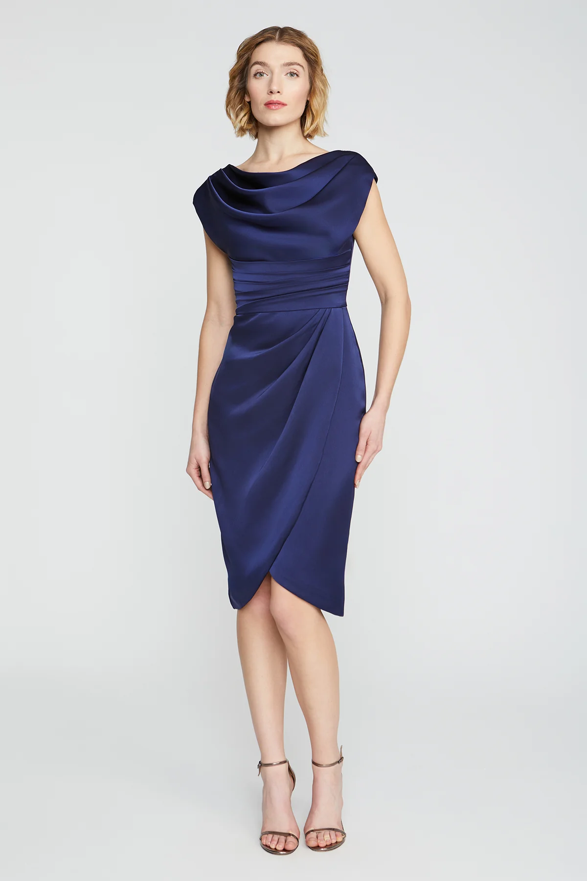 Ivy Bateau Neck Cocktail Dress - Image 3