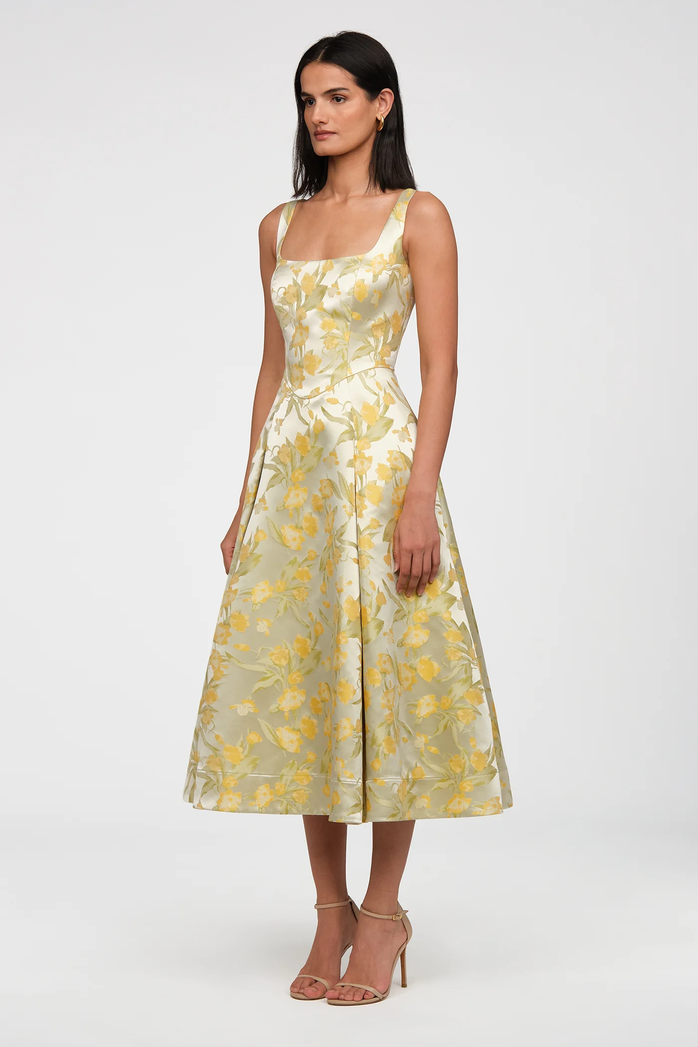 Julie Basque Waist Dress - Image 5