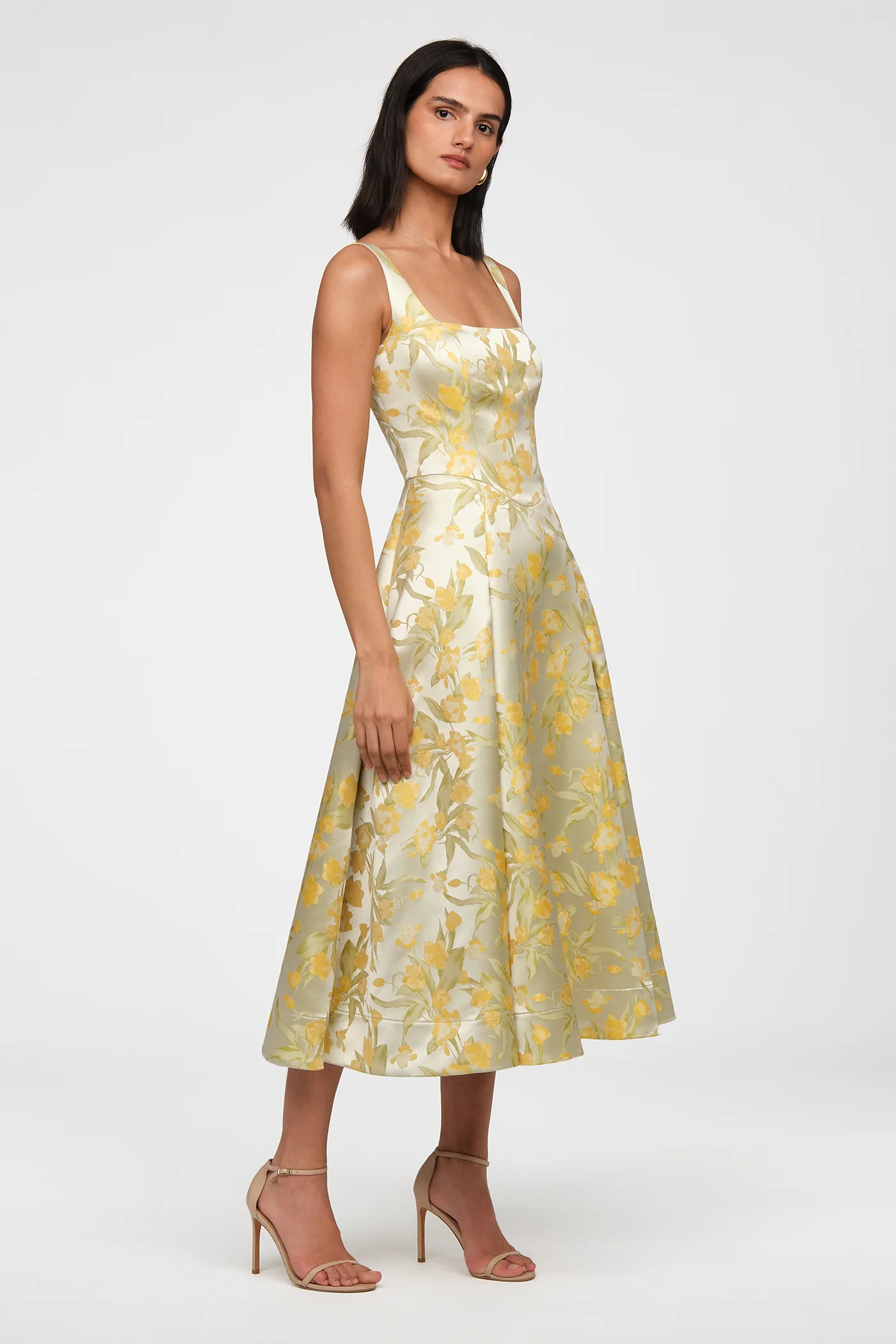 Julie Basque Waist Dress - Image 7