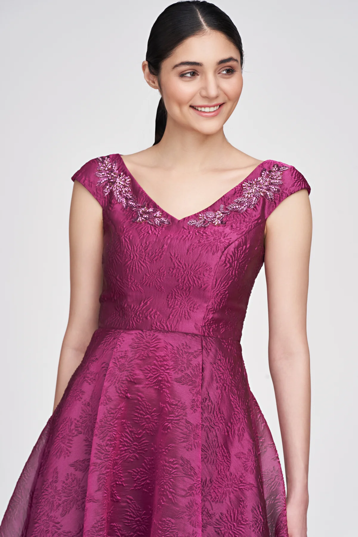 Kit Bateau Neck Cocktail Dress - Image 4