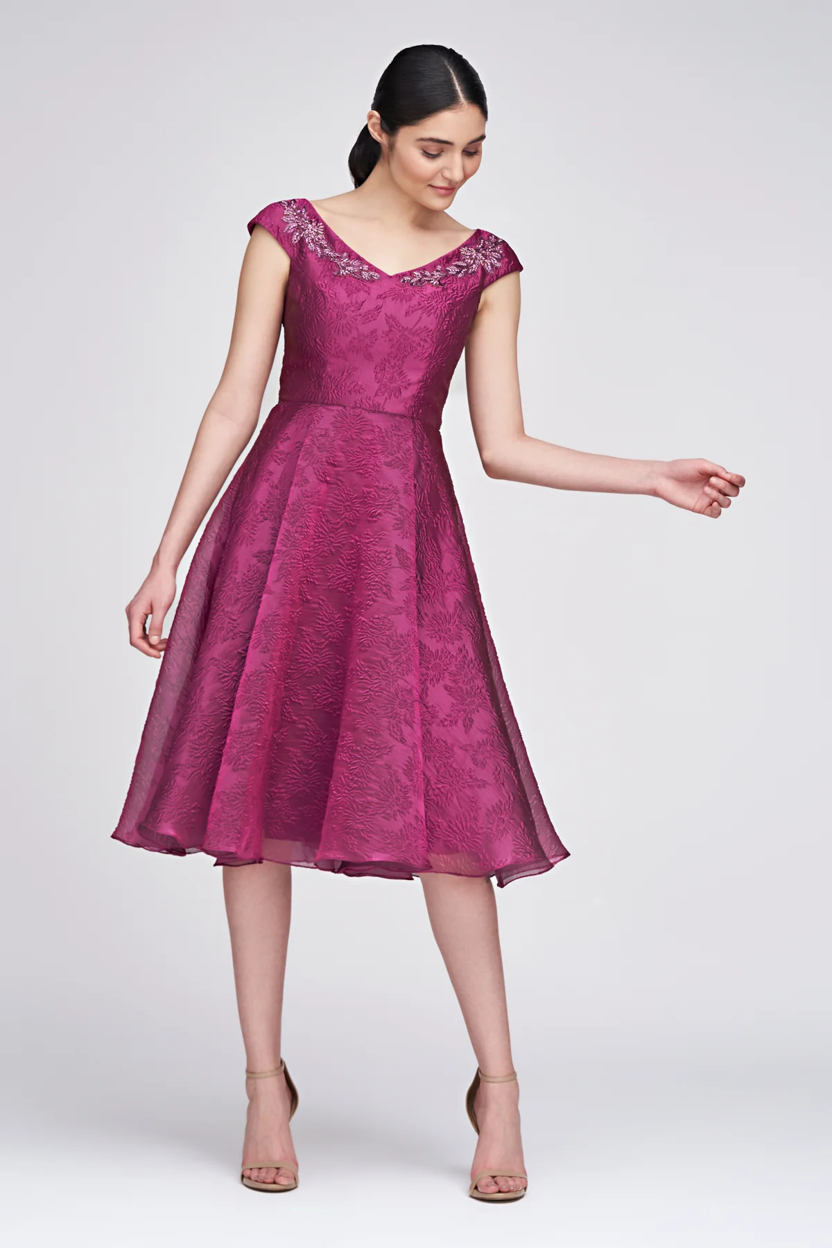 Kit Bateau Neck Cocktail Dress - Image 5