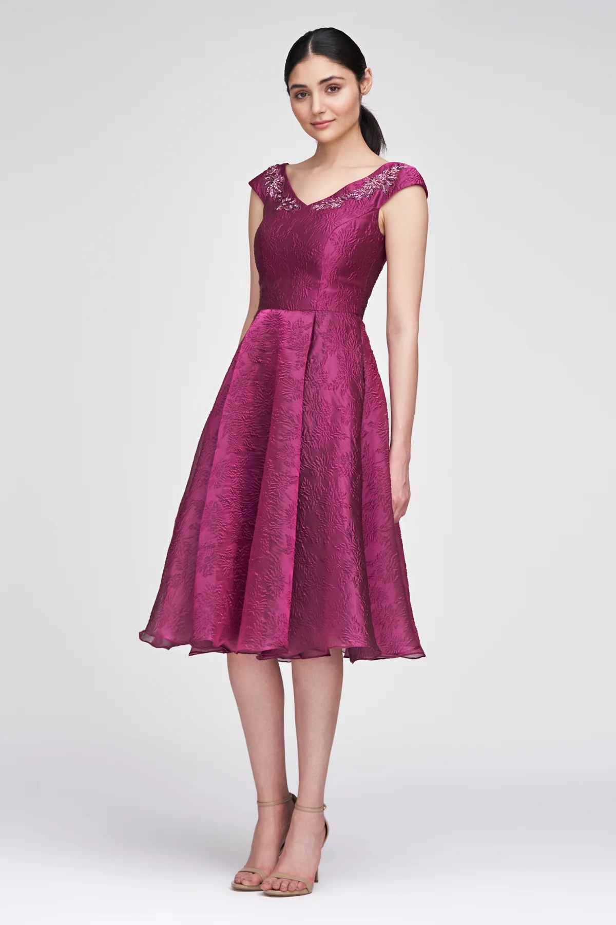 Kit Bateau Neck Cocktail Dress - Image 6