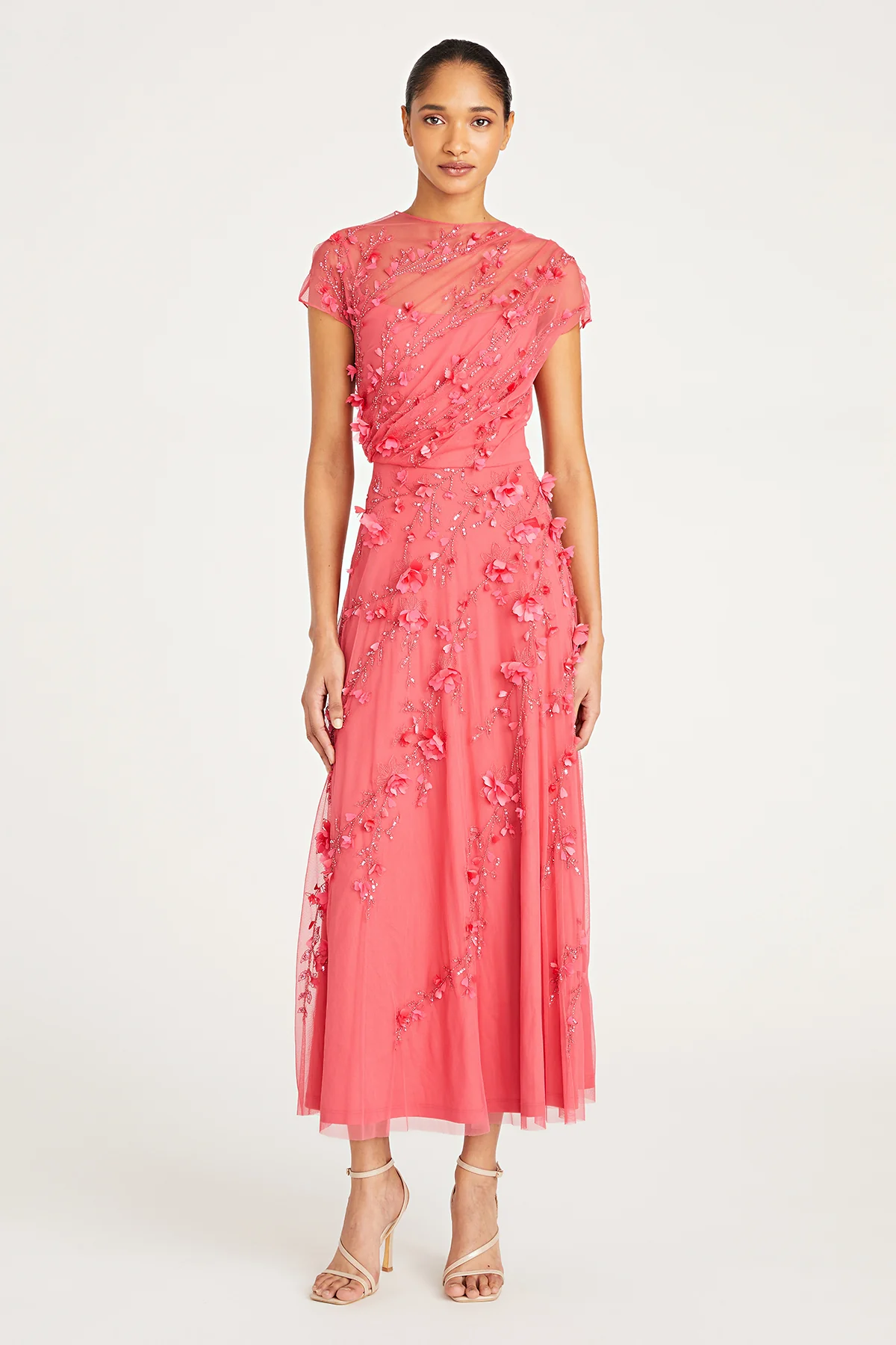 Leona Petal Midi Dress
