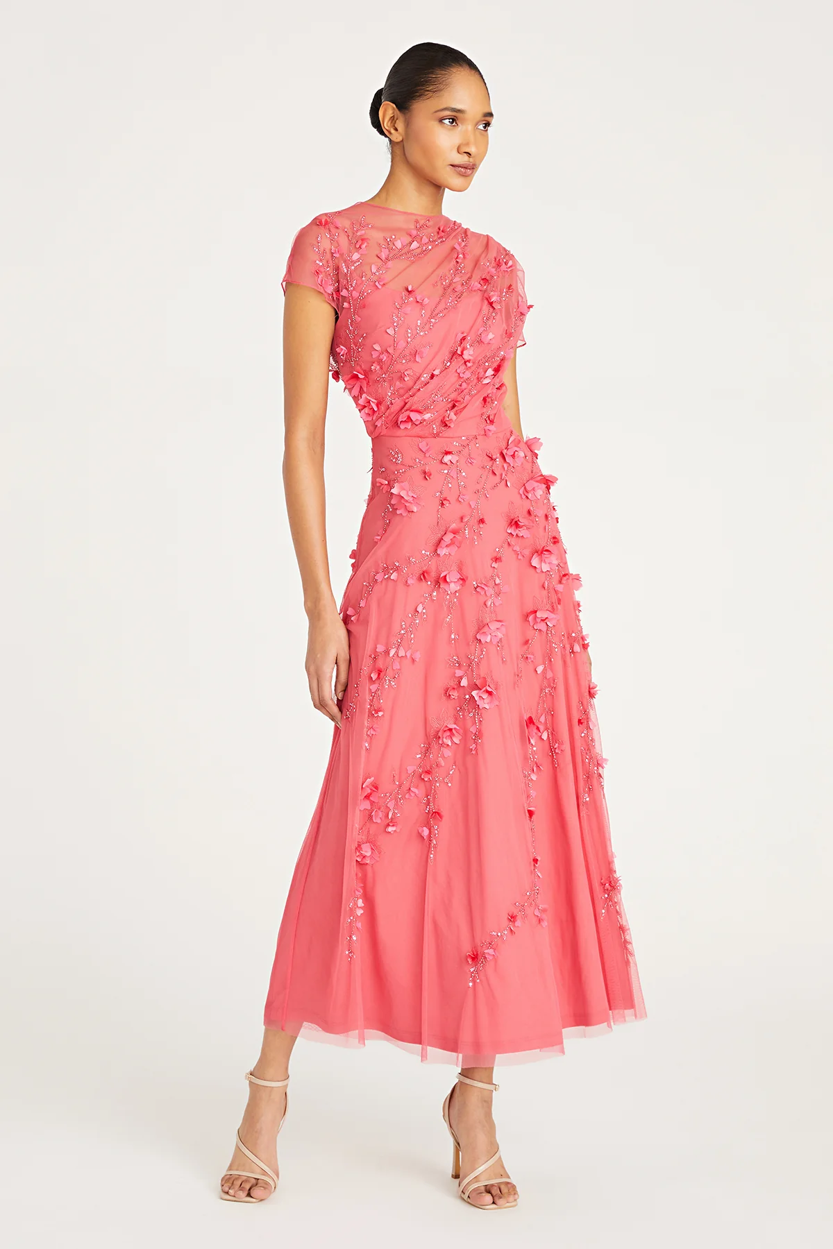Leona Petal Midi Dress - Image 3