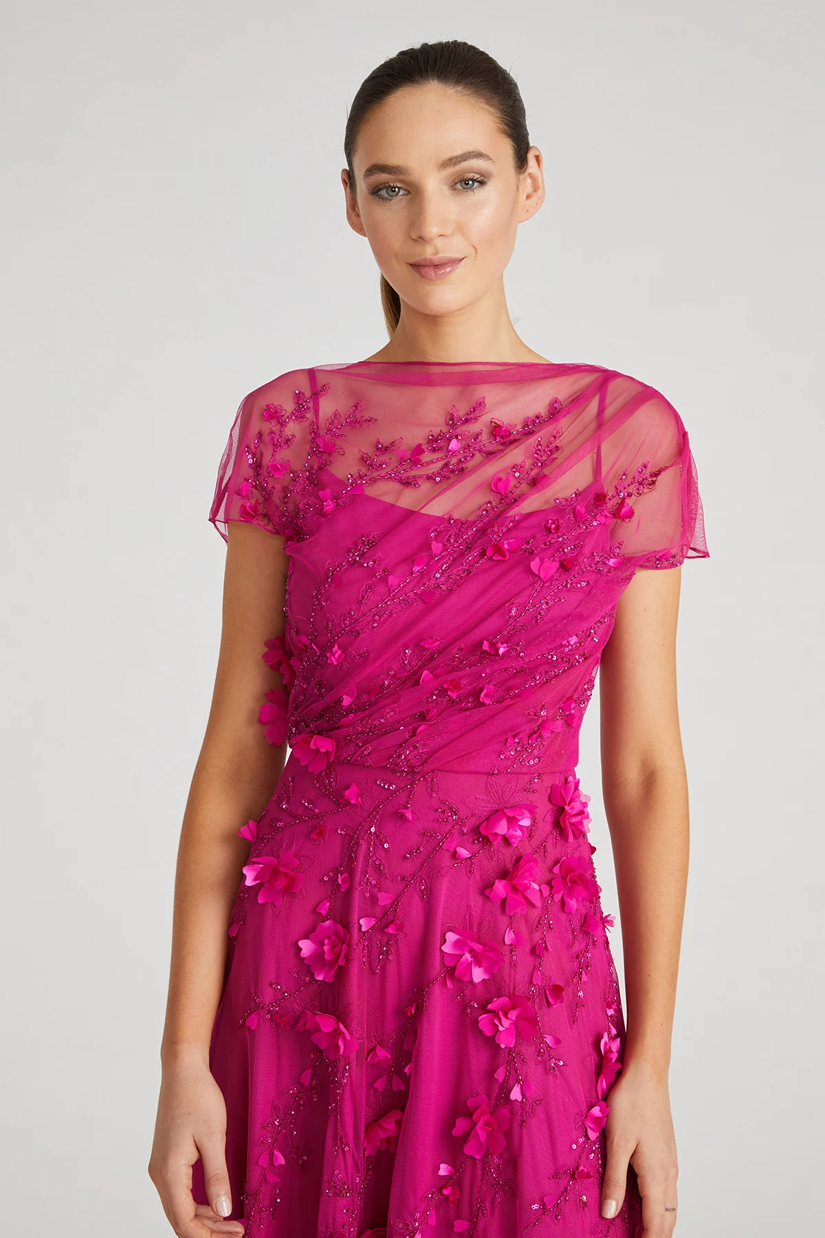 Leona Petal Midi Dress - Image 4