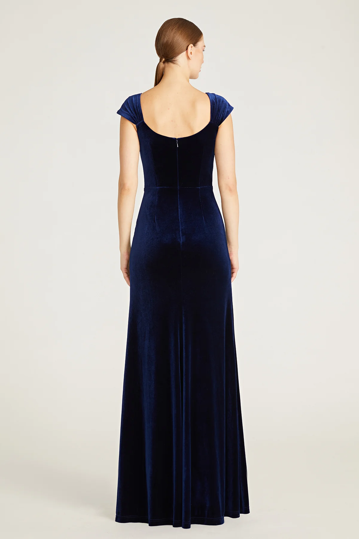 Lou Velvet Draped Gown - Image 2