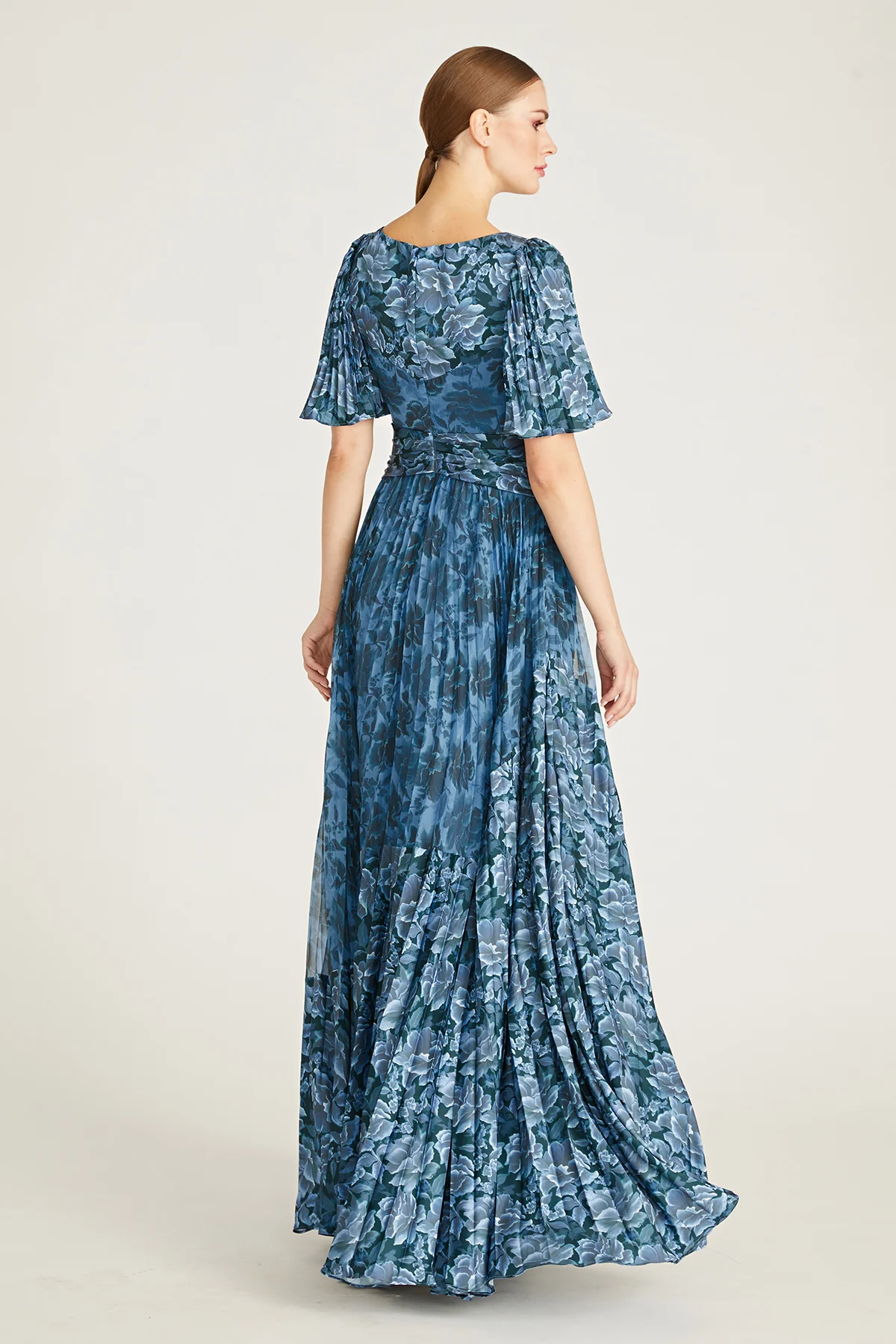 Mabella Pleated A Line Gown - Image 2