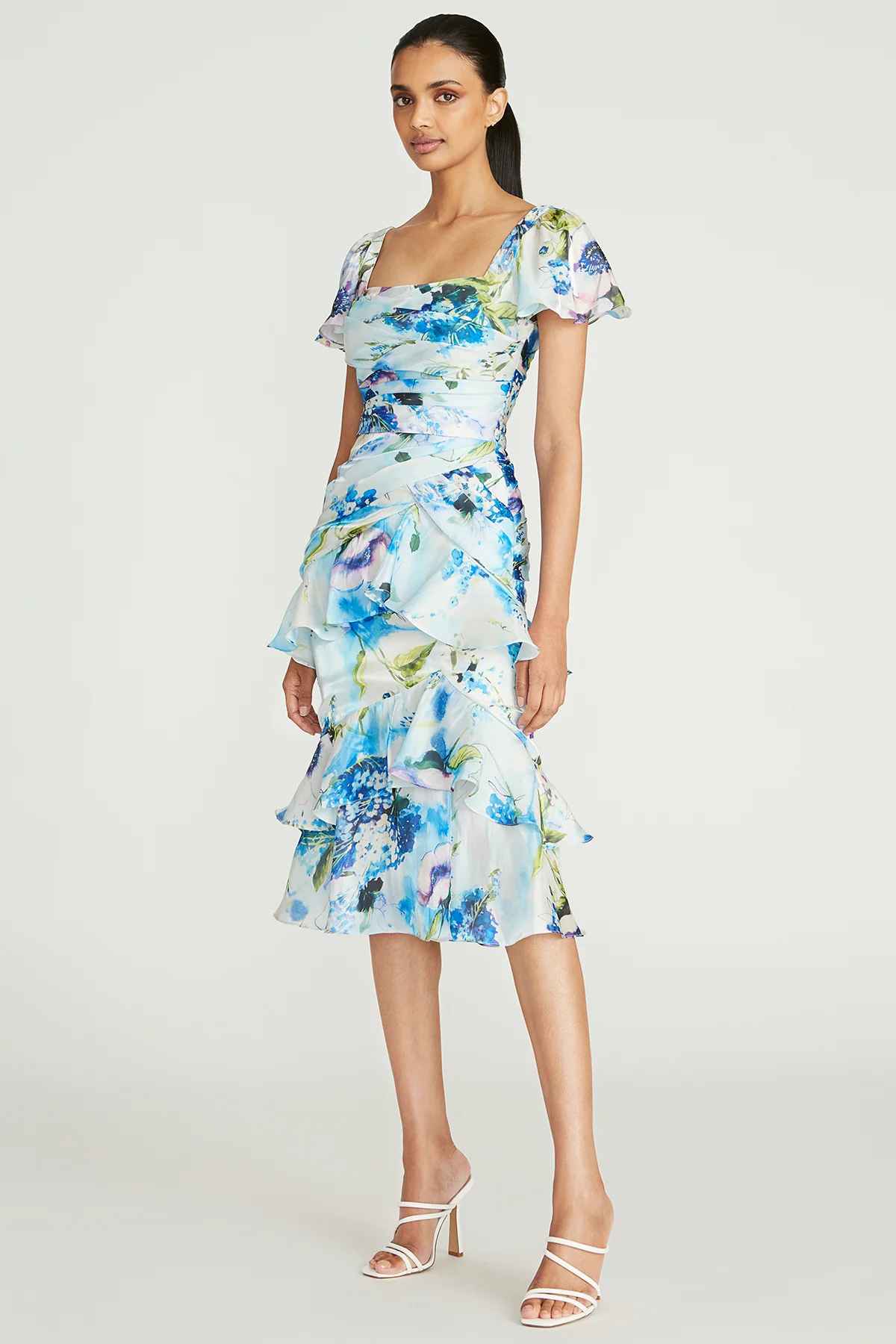 Marin Draped Cocktail Dress - Image 4