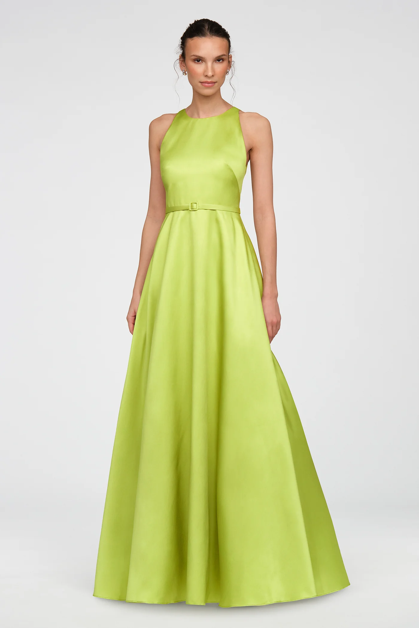 Minta Mikado Halter Gown - Image 7