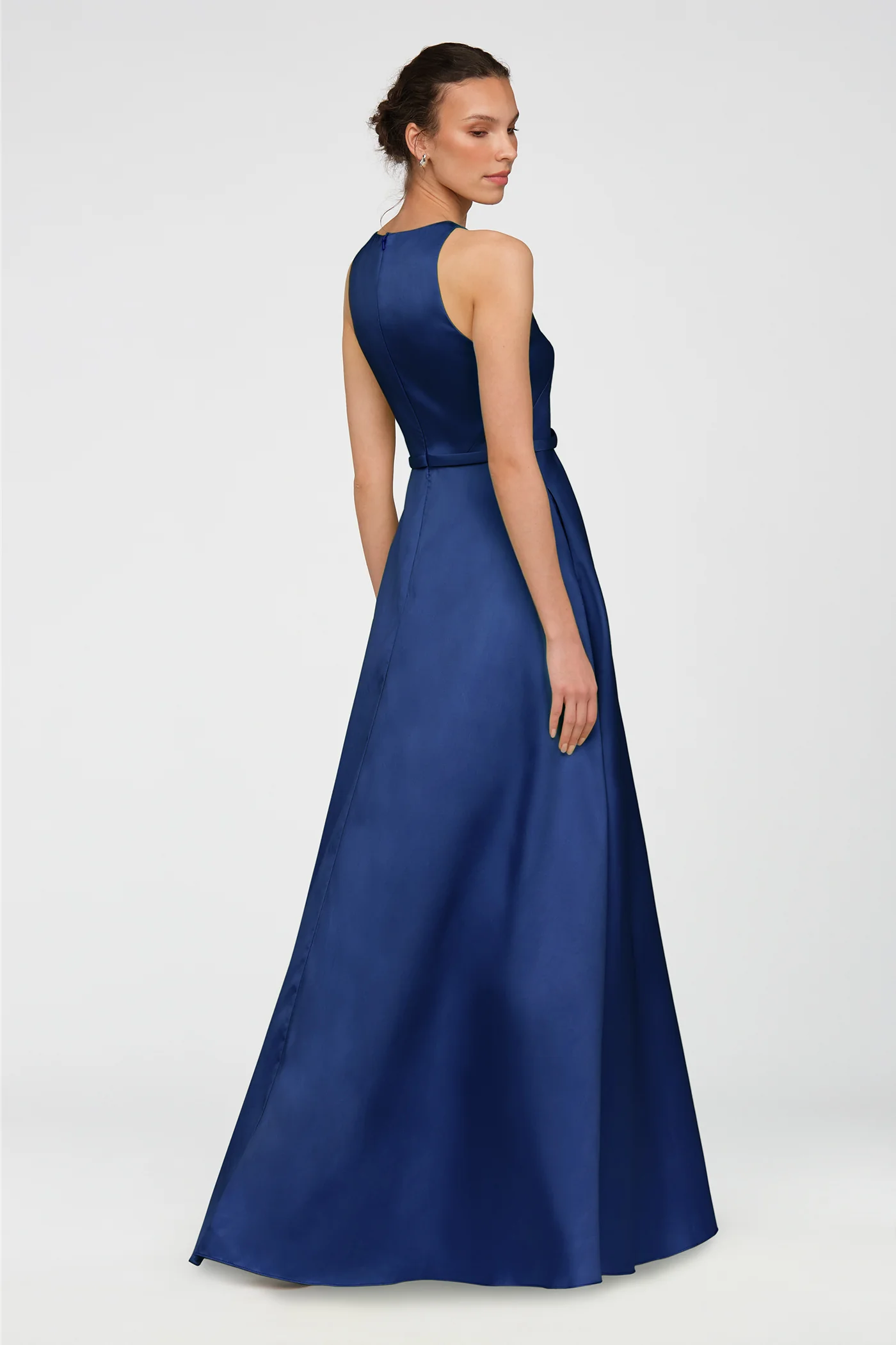 Minta Mikado Halter Gown - Image 7
