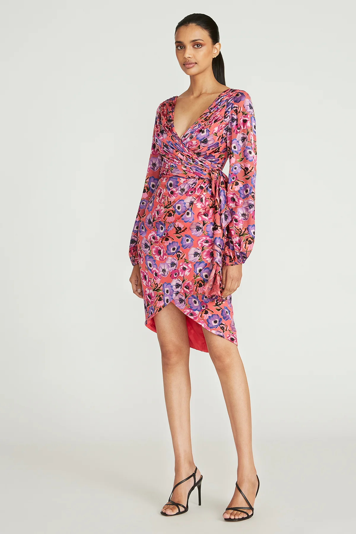 Monika Draped Cocktail Dress - Image 3