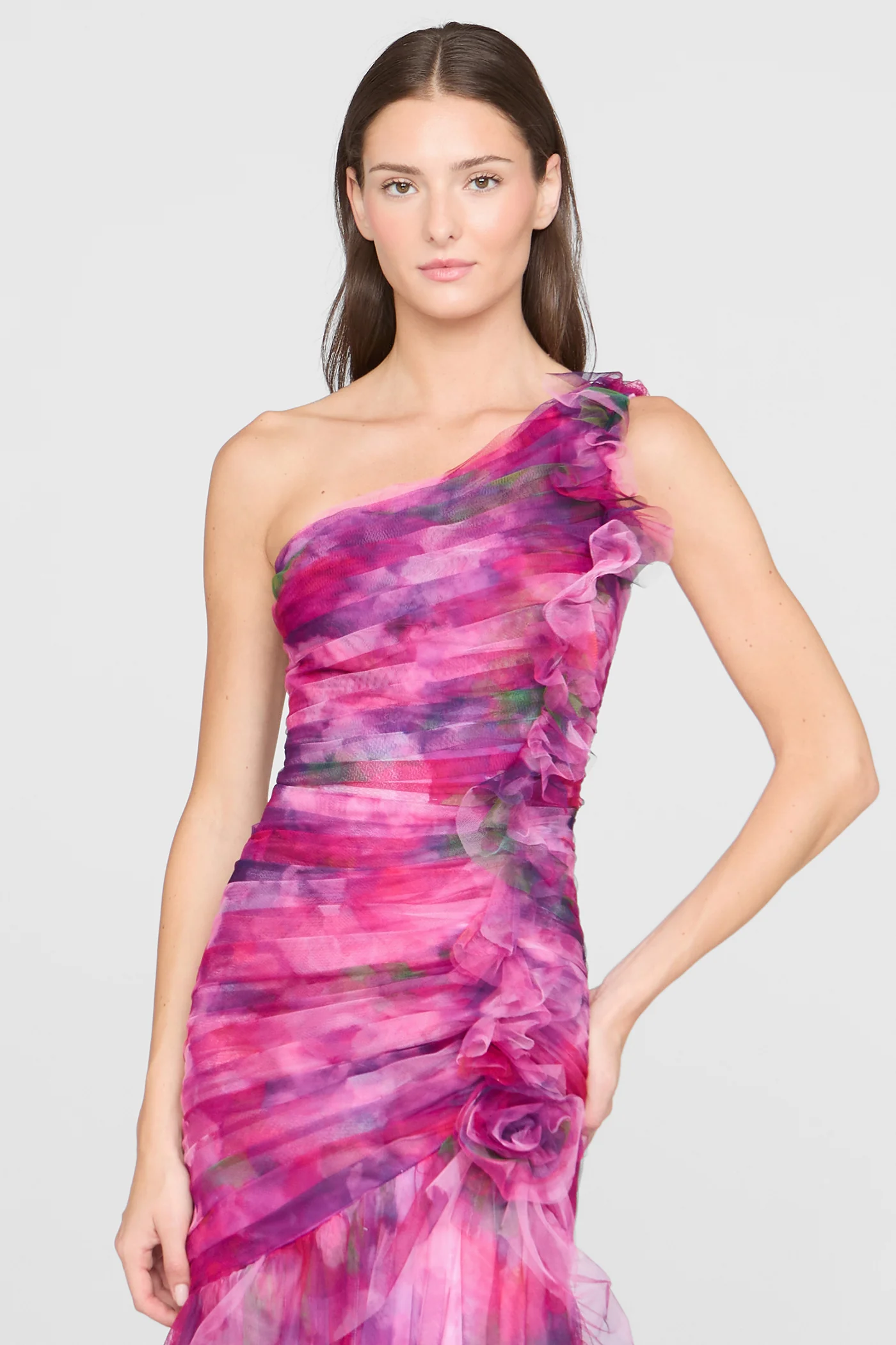Myrtle One Shoulder Gown - Image 2