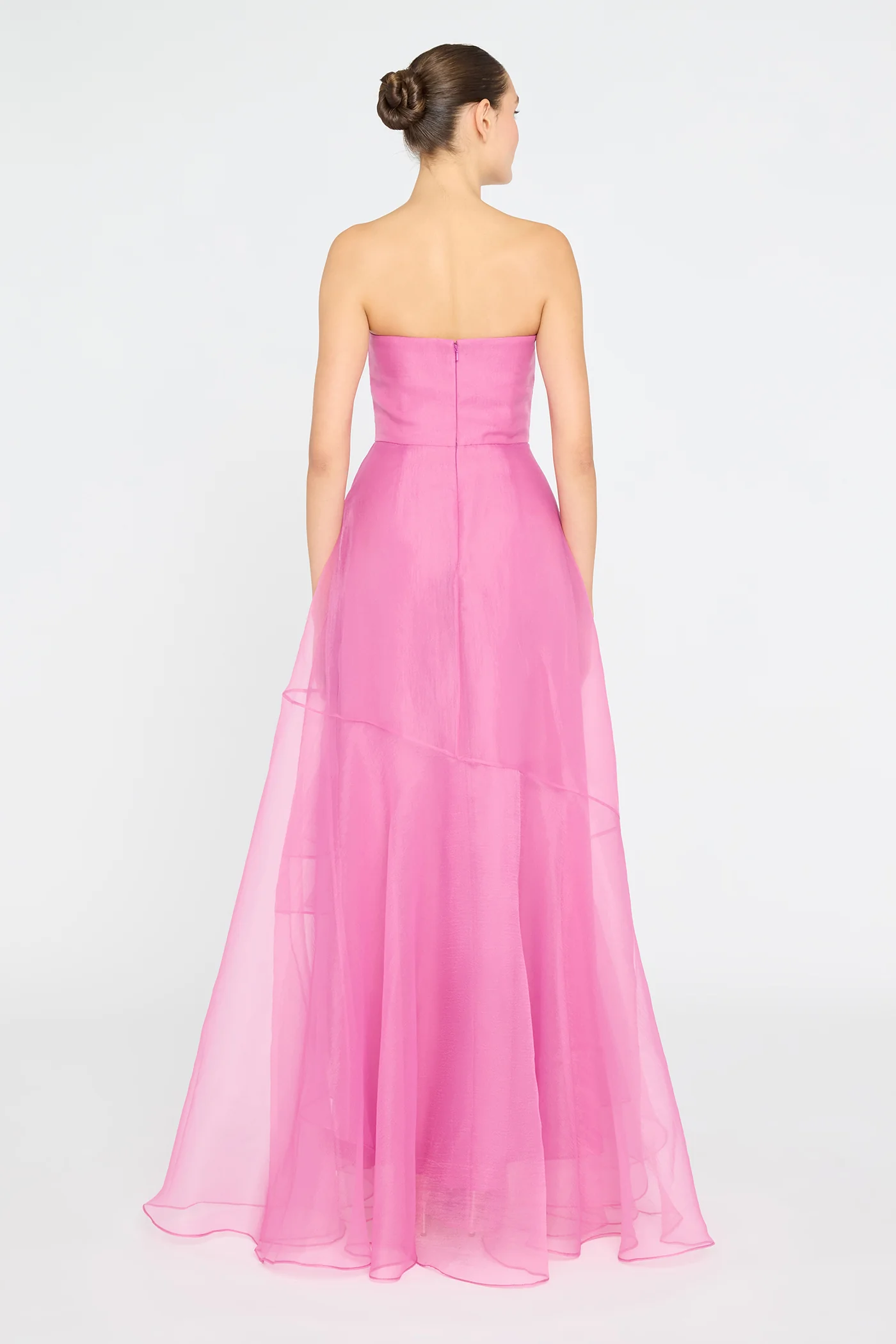 Nicki Organza Strapless Gown - Image 2