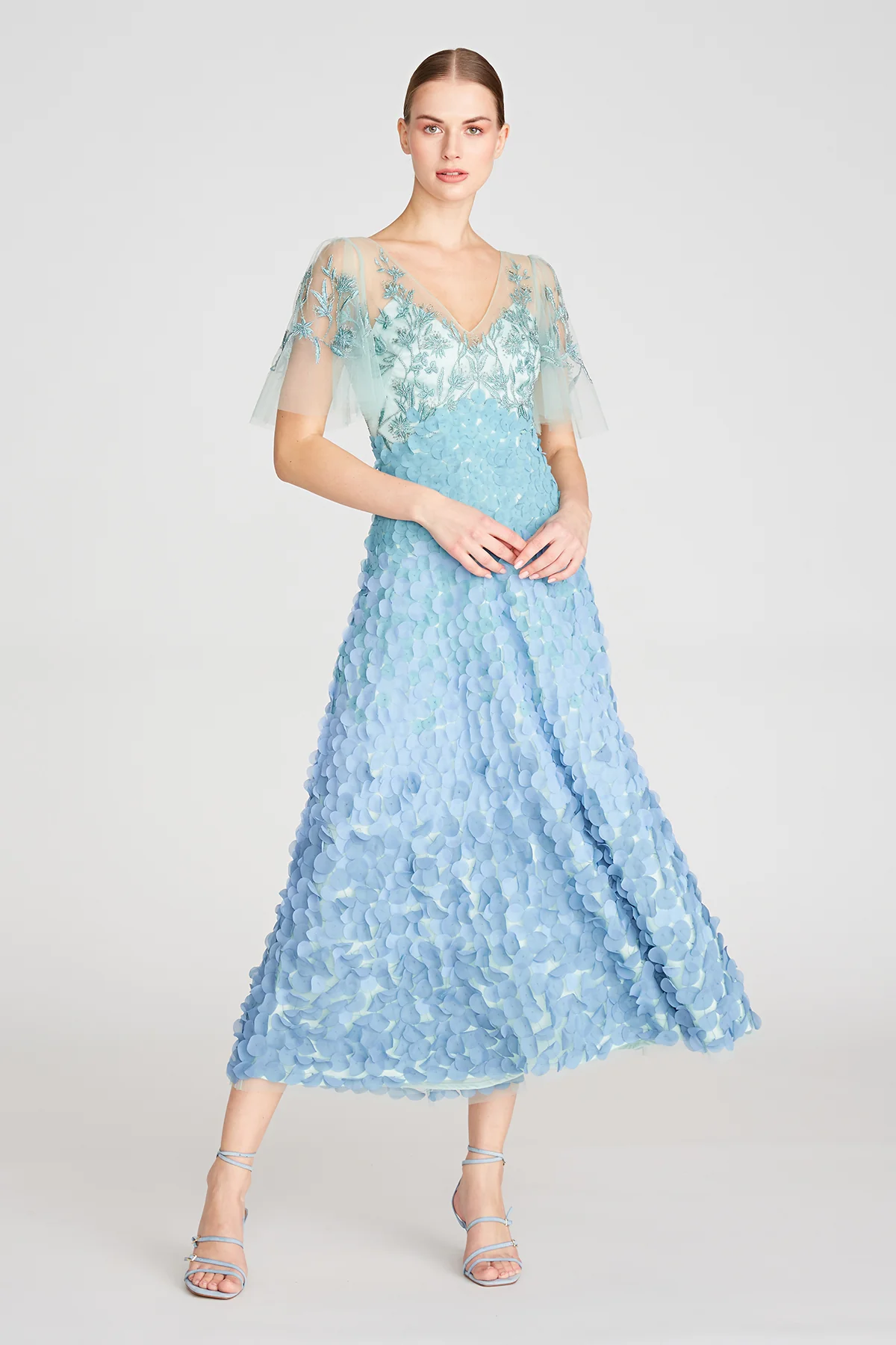 Odette Ombre Petal Dress - Image 2