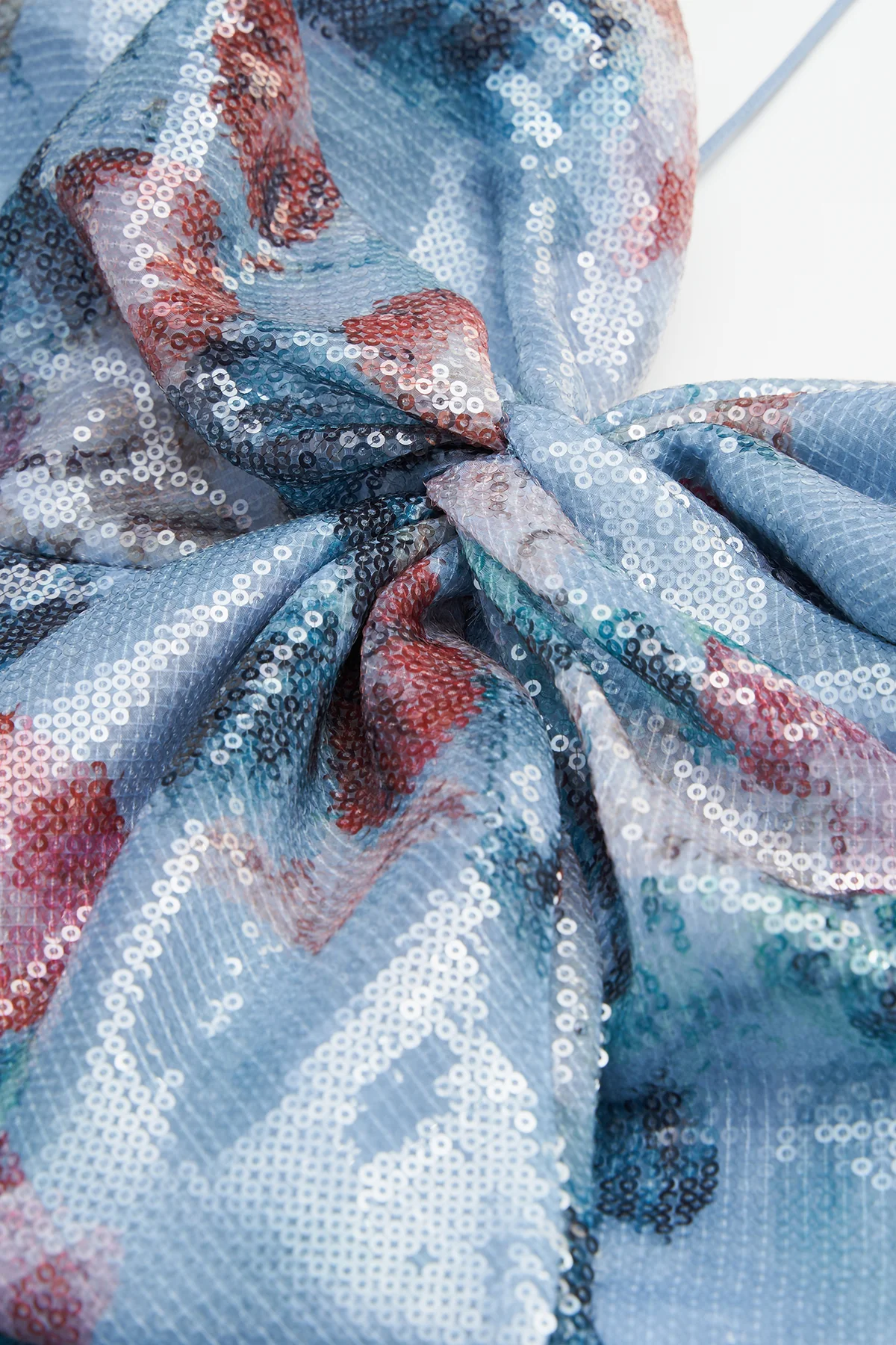 Paisley Bow Drape Dress - Image 6