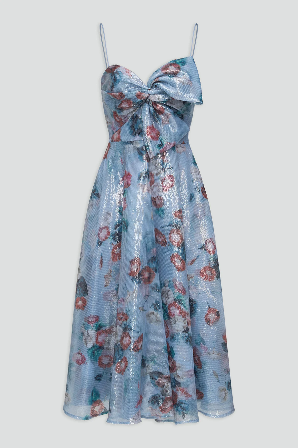 Paisley Bow Drape Dress - Image 9