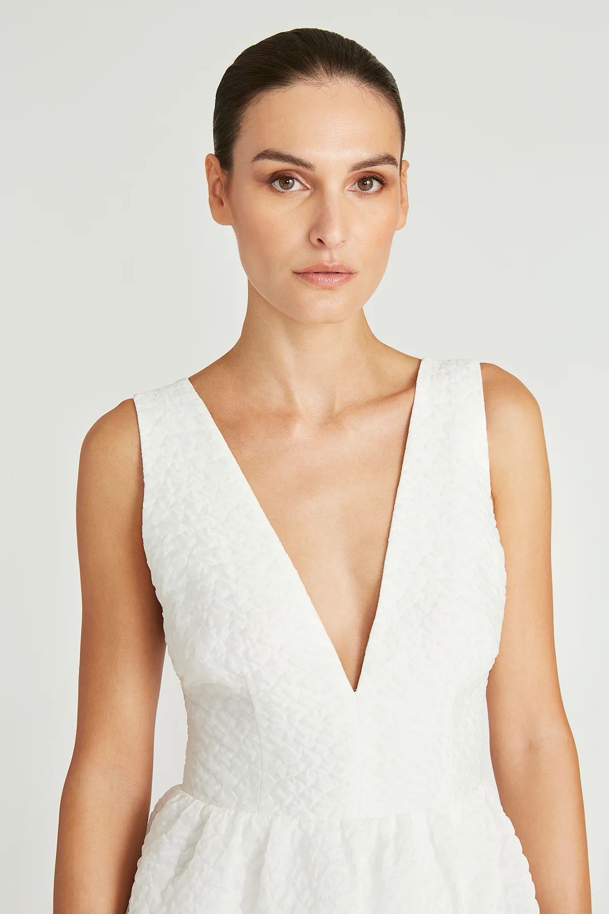 Regina V Neck Tiered Gown - Image 4