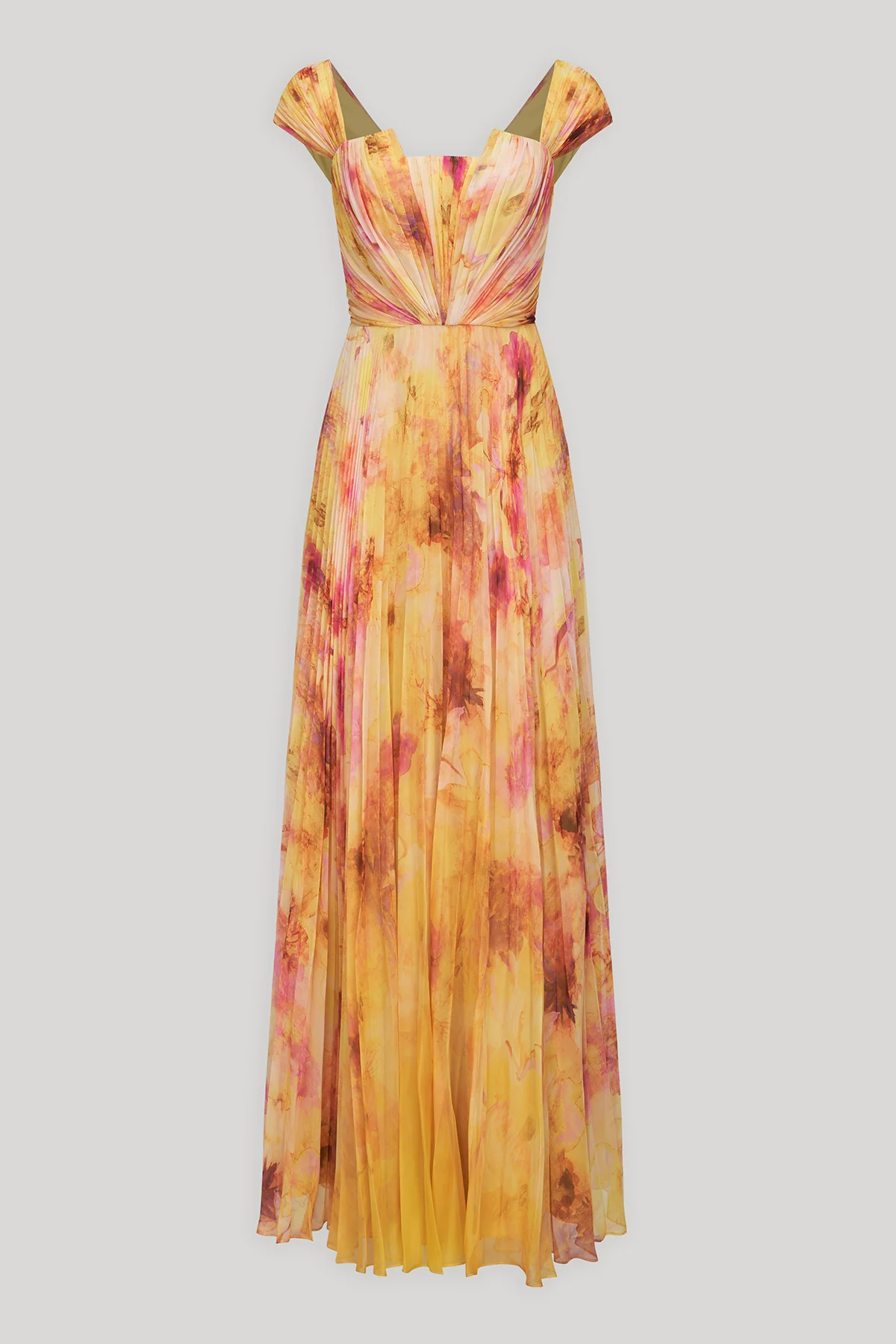 Rian Twist Drape Pleated Gown - Image 7