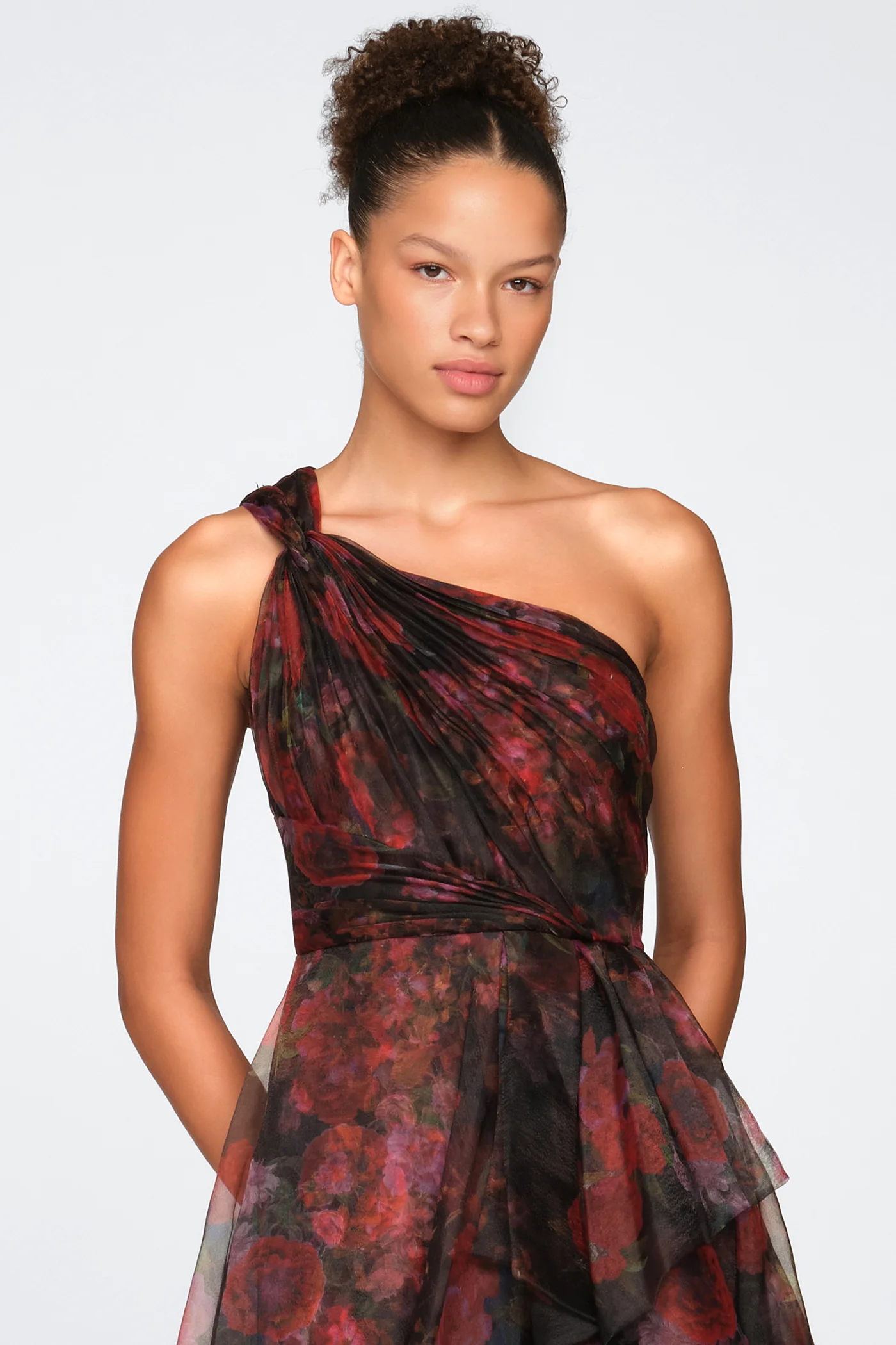 Rue One Shoulder Gown - Image 4