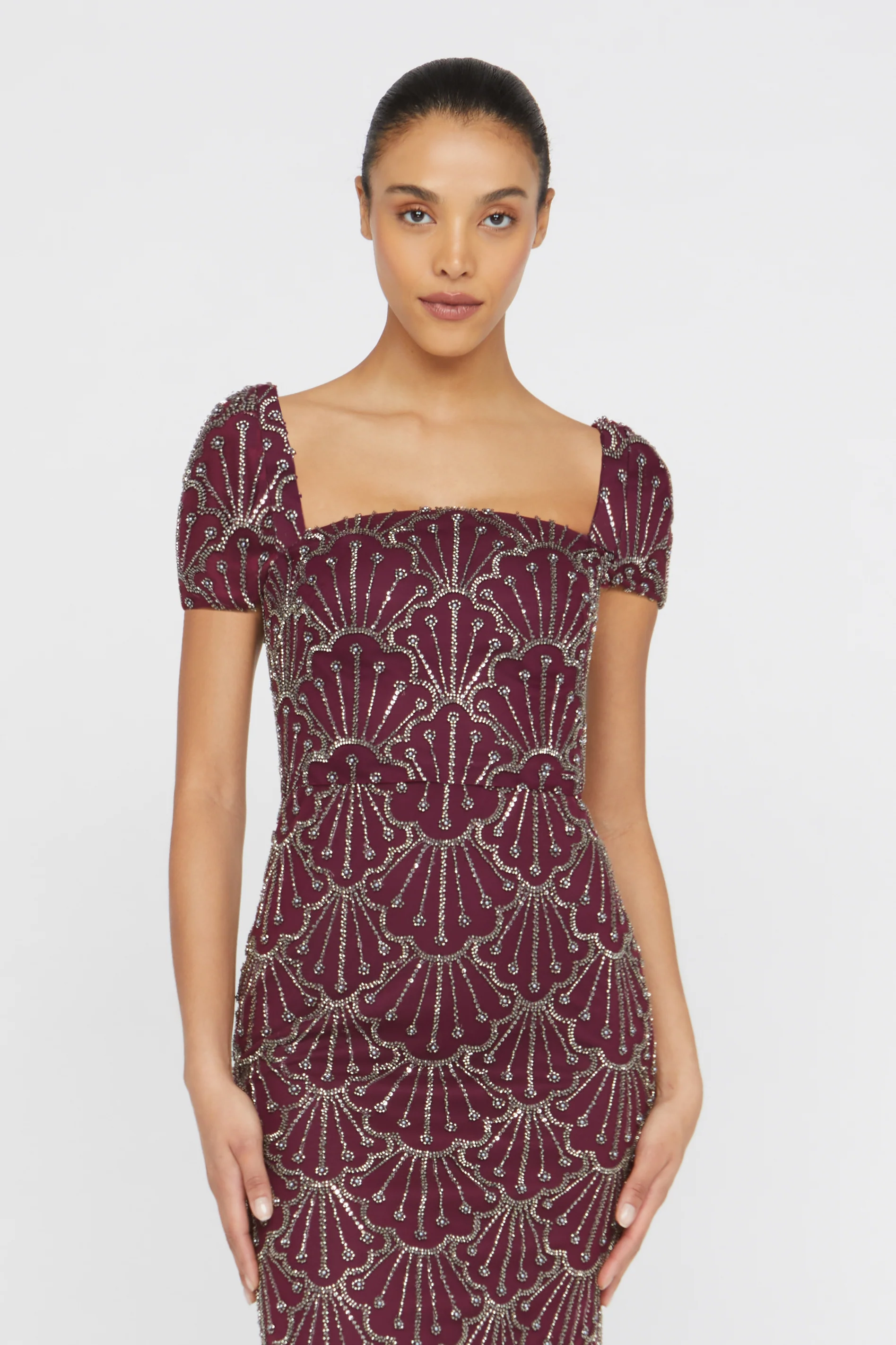 Serena Beaded Cocktail Dress - Image 4