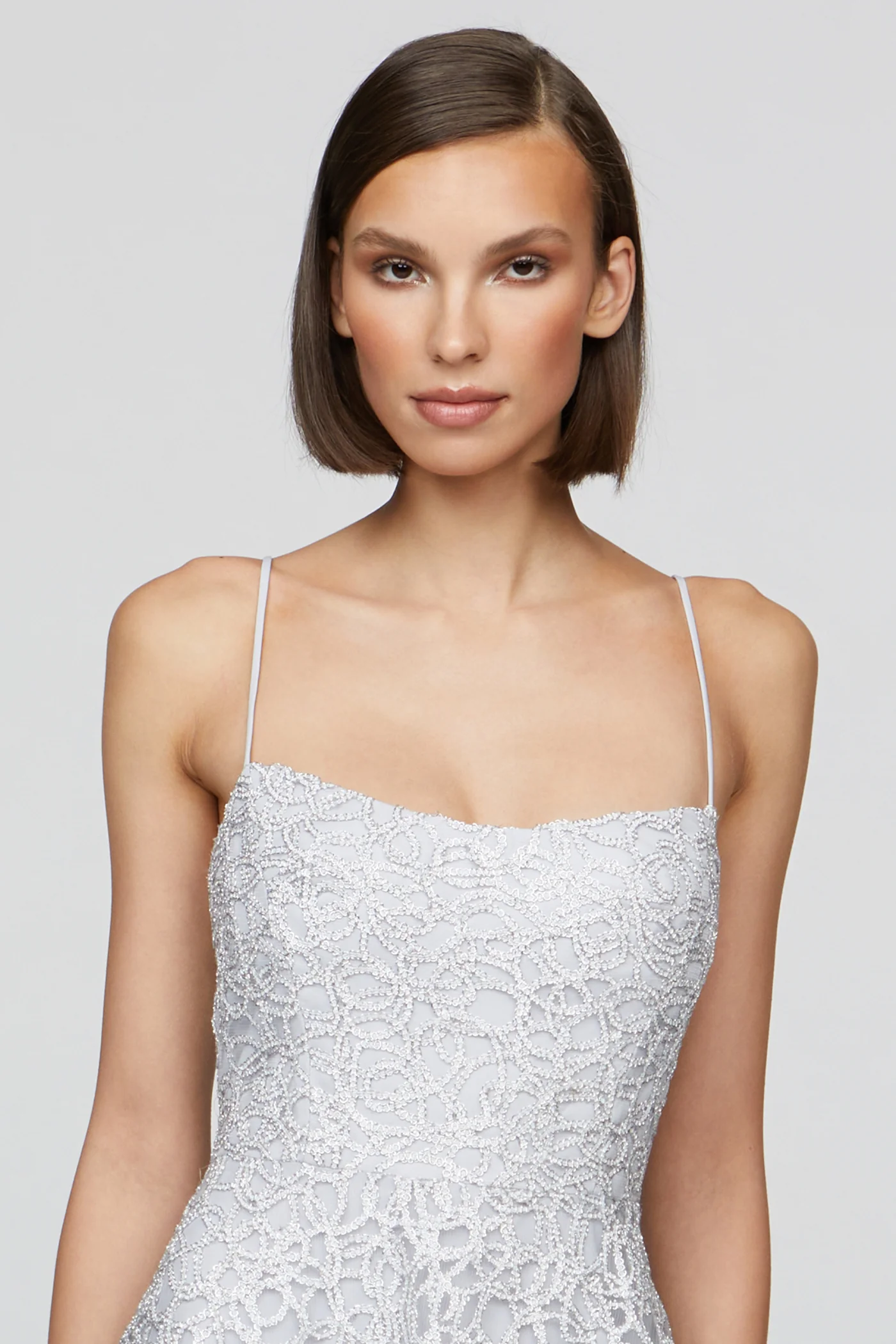 Sleeveless Tulle Midi Dress - Image 5
