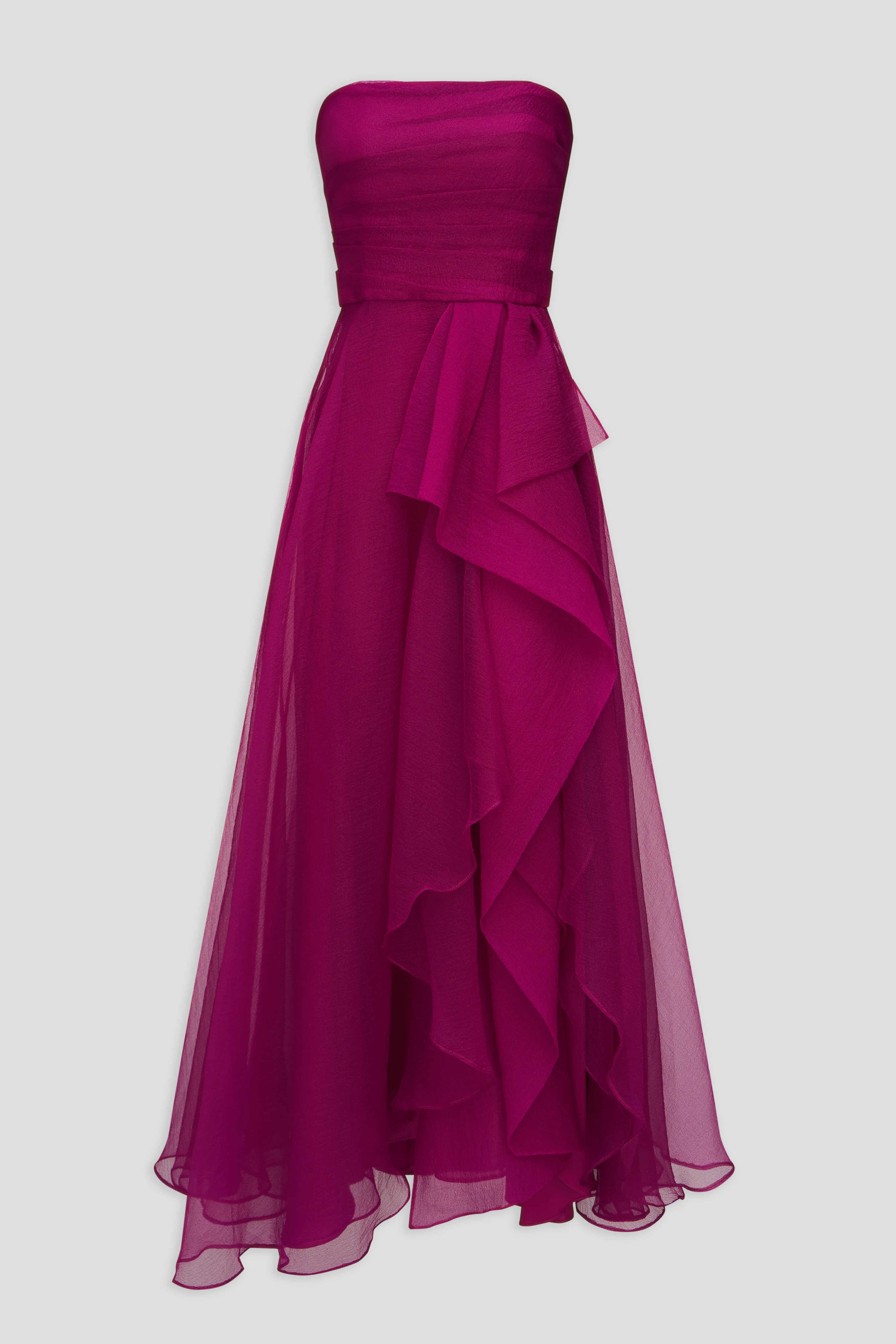 Teresa Strapless Draped Gown - Image 10
