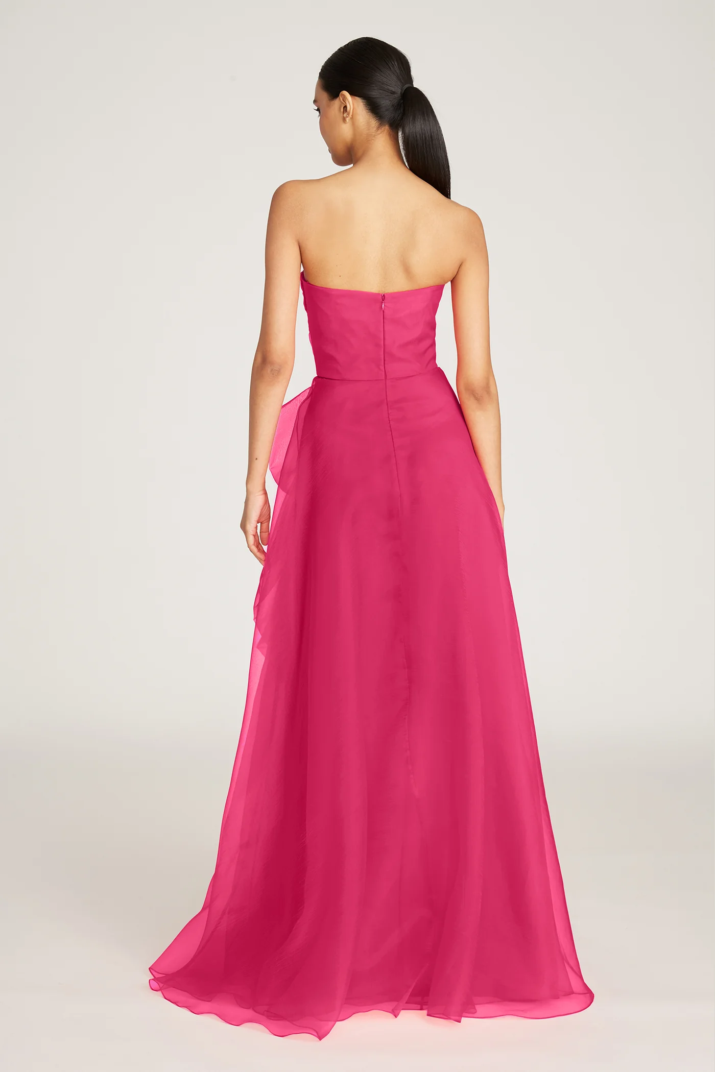 Teresa Strapless Draped Gown - Image 3