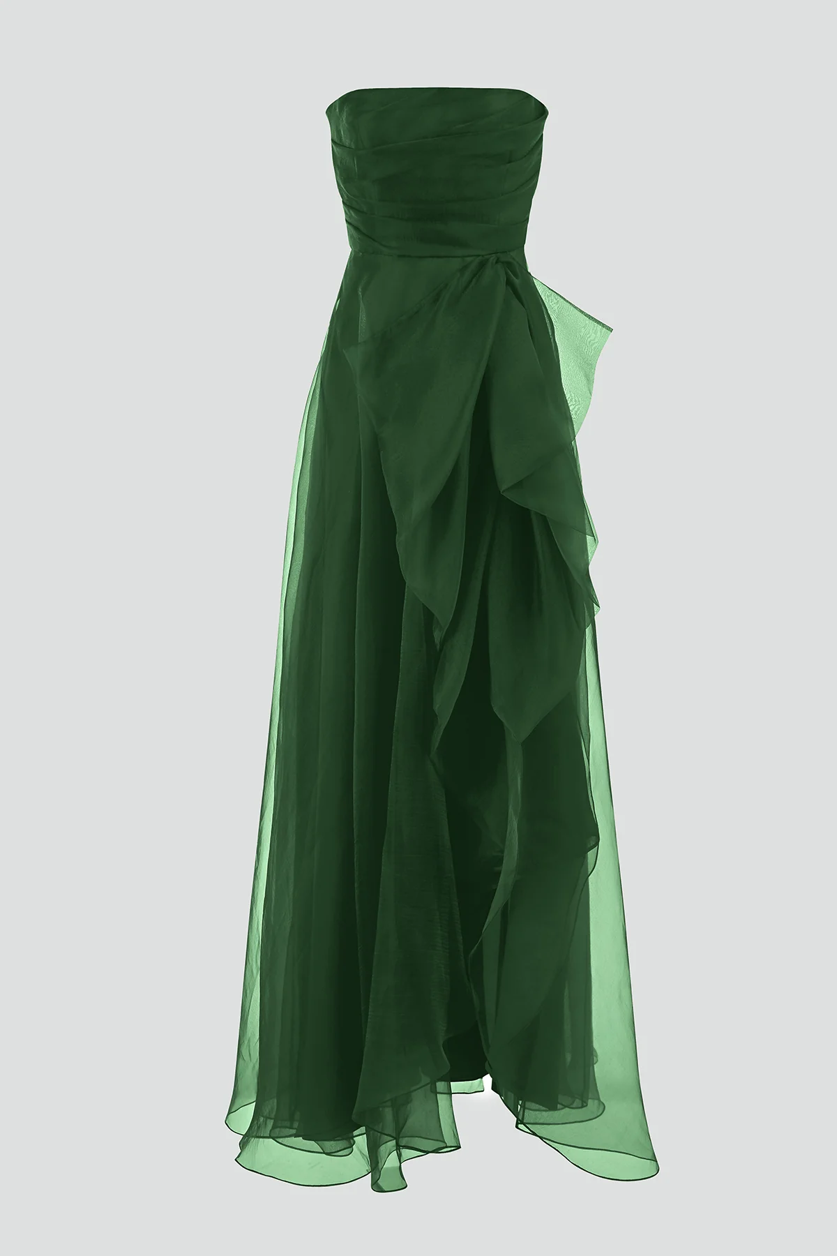 Teresa Strapless Draped Gown - Image 9