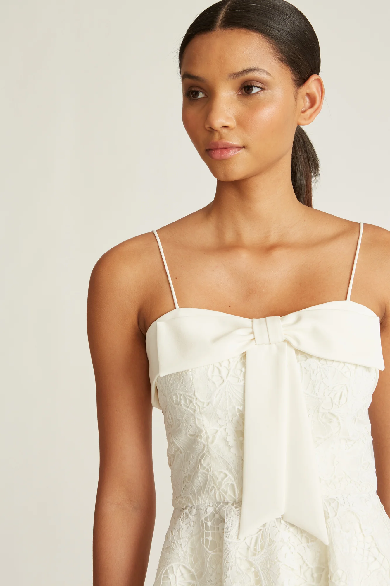 Annalise Lace Bow Top - Image 2