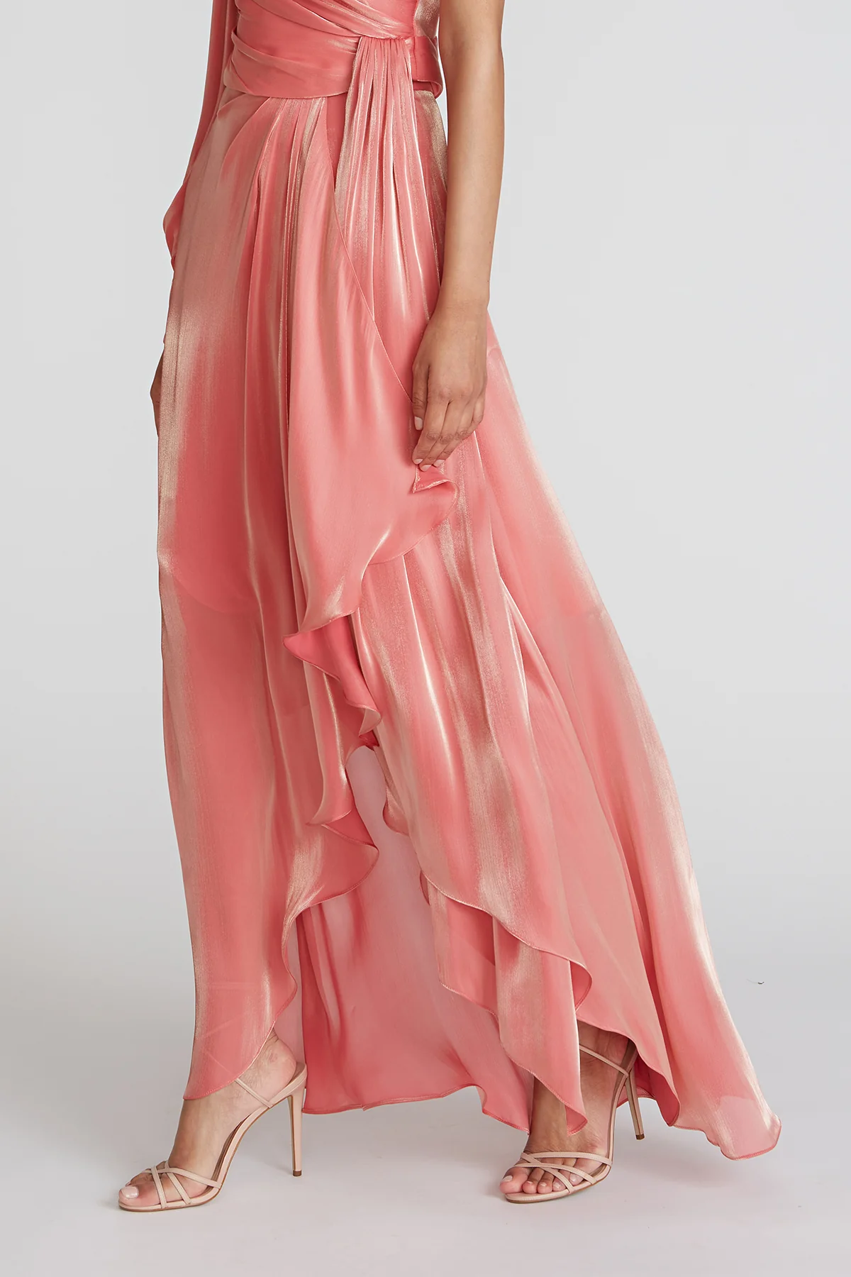 Bianca Ruffle Wrap Midi Skirt - Image 4