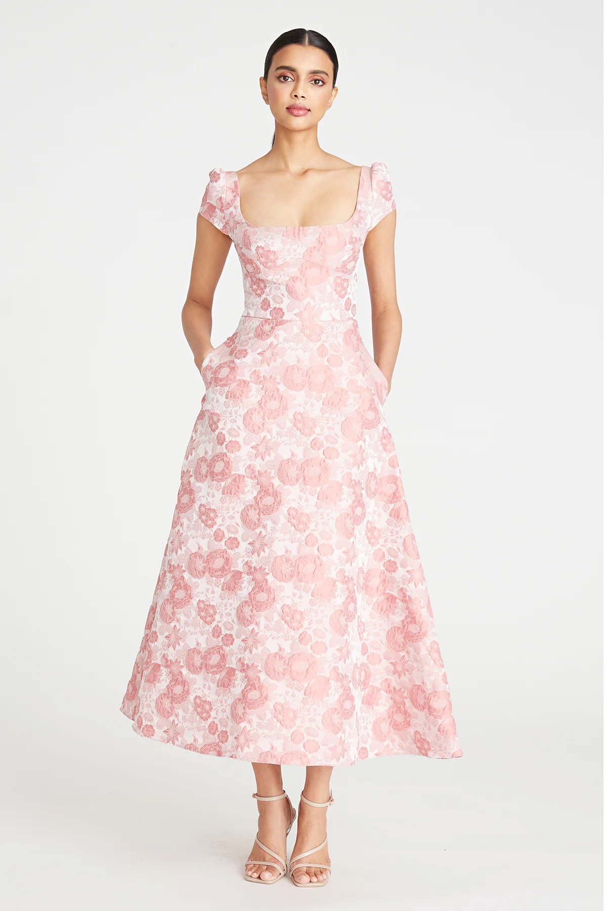Ciera Cap Sleeve Dress - Image 5