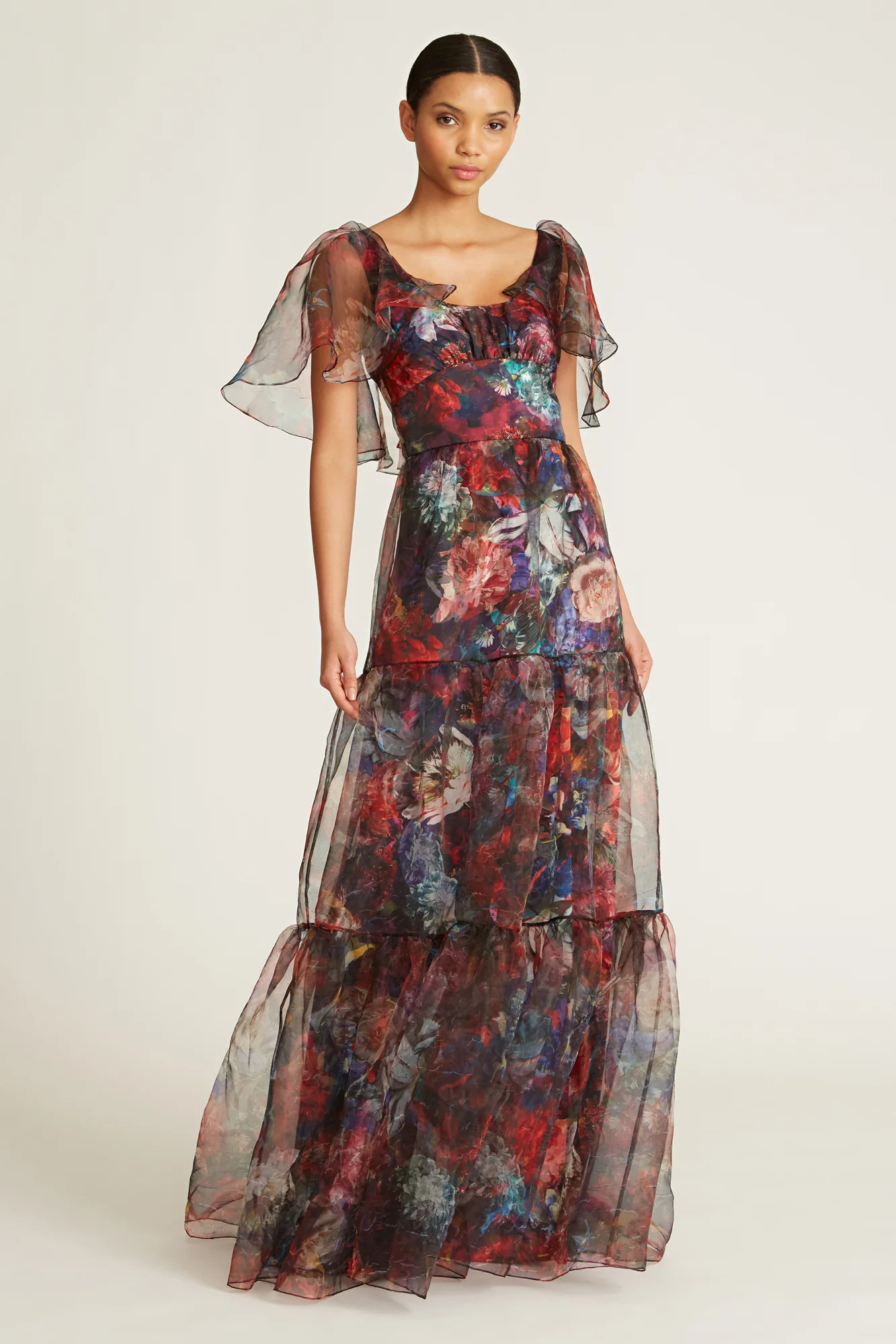 Darla Scoop Neck Gown